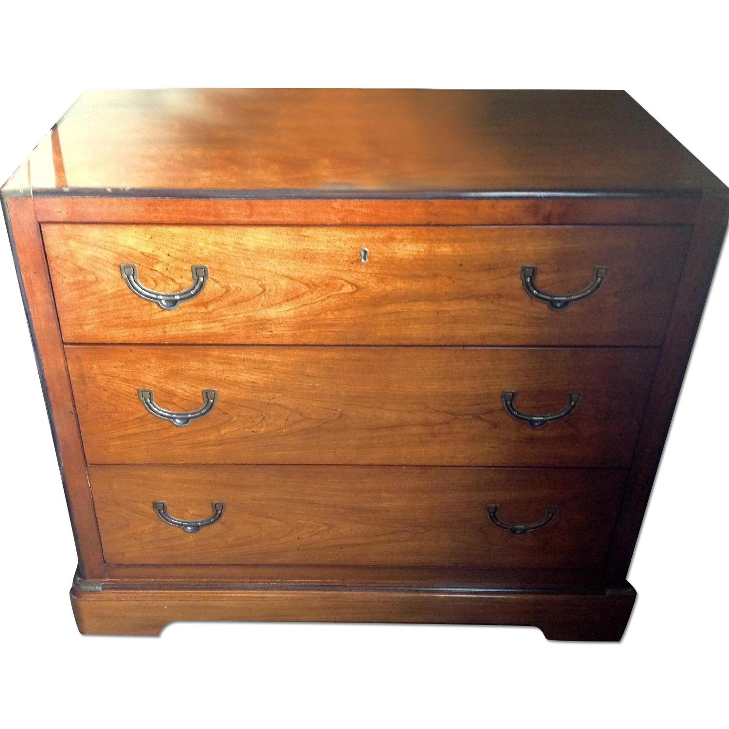 National Mt. Airy Campaign Style Bedroom Set - AptDeco