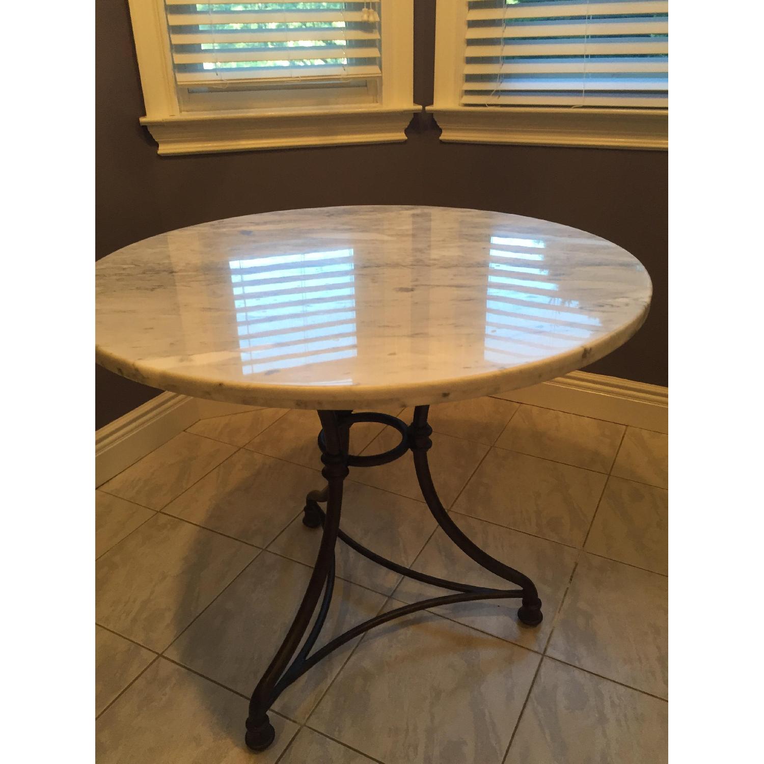 Crate & Barrel French Kitchen Bistro Table AptDeco