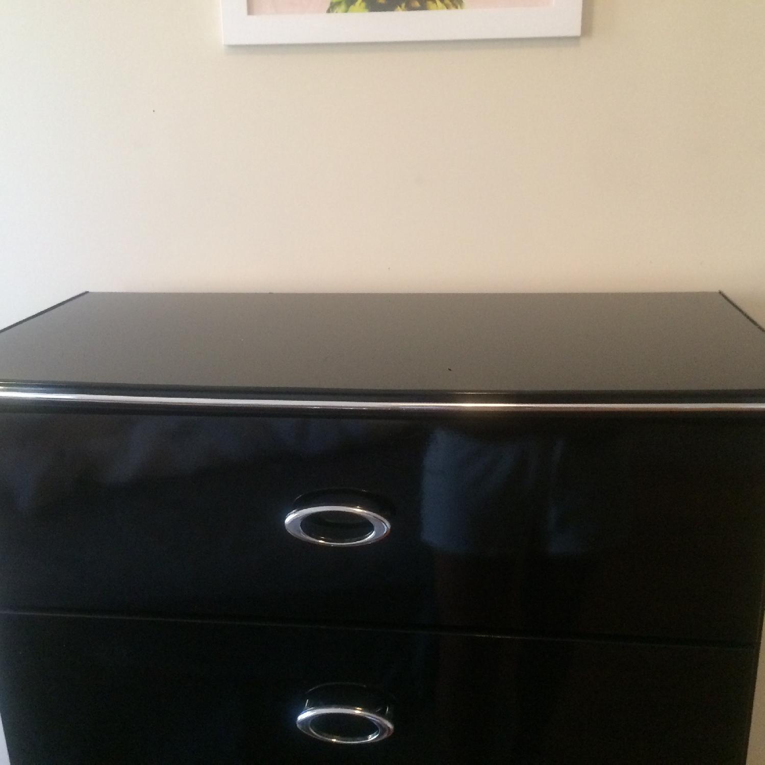 Ashley's Black Lacquer Dresser - image-4