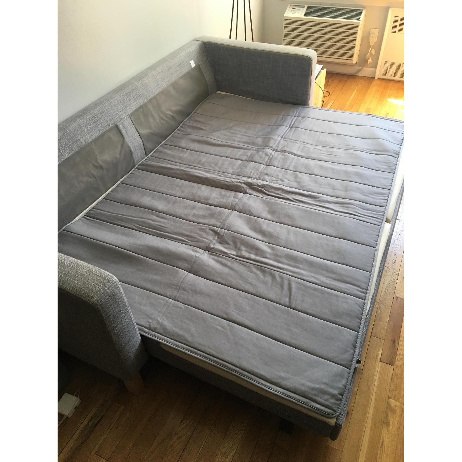 Ikea Karlstad Sleeper Sofa in Grey - image-3