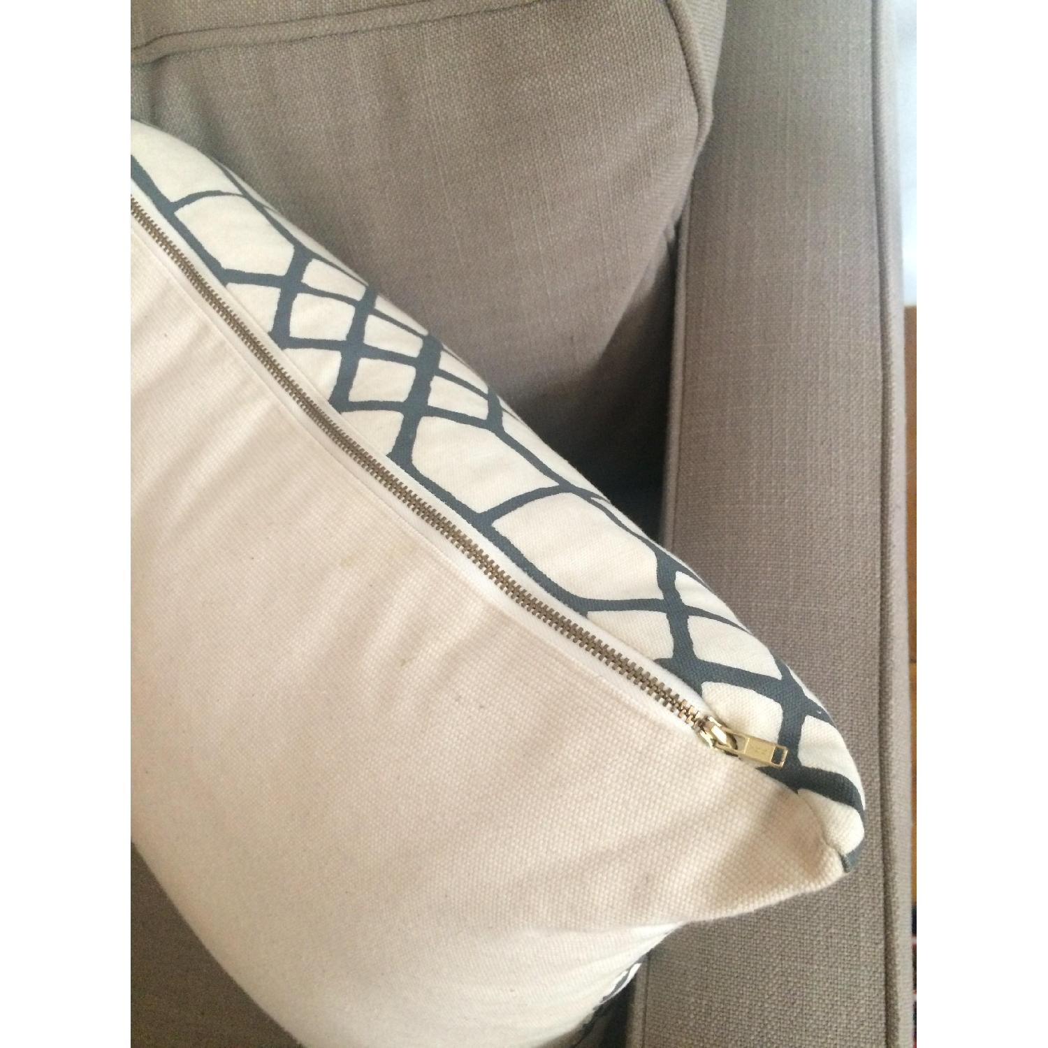 Schoolhouse Electric Bevelled Grid Throw Pillow - image-3