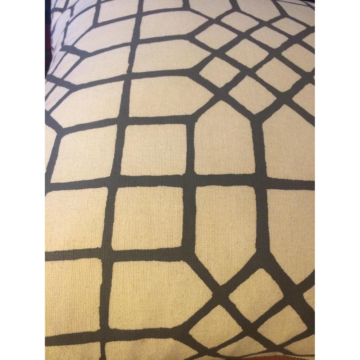 Schoolhouse Electric Bevelled Grid Throw Pillow - image-5