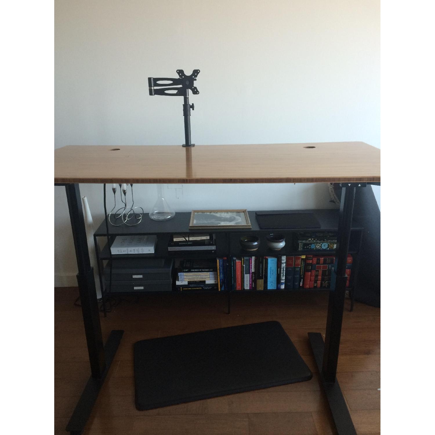 Bamboo, Motorized Frame Standing Desk - image-4