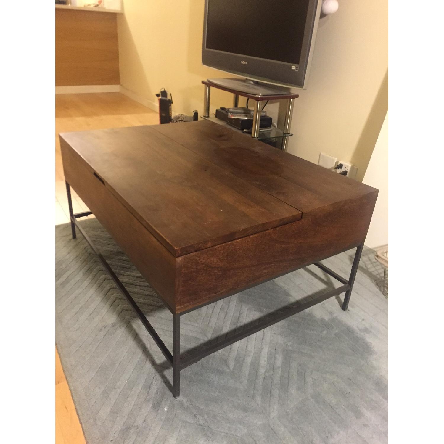 West Elm Industrial Storage Coffee Table - image-2