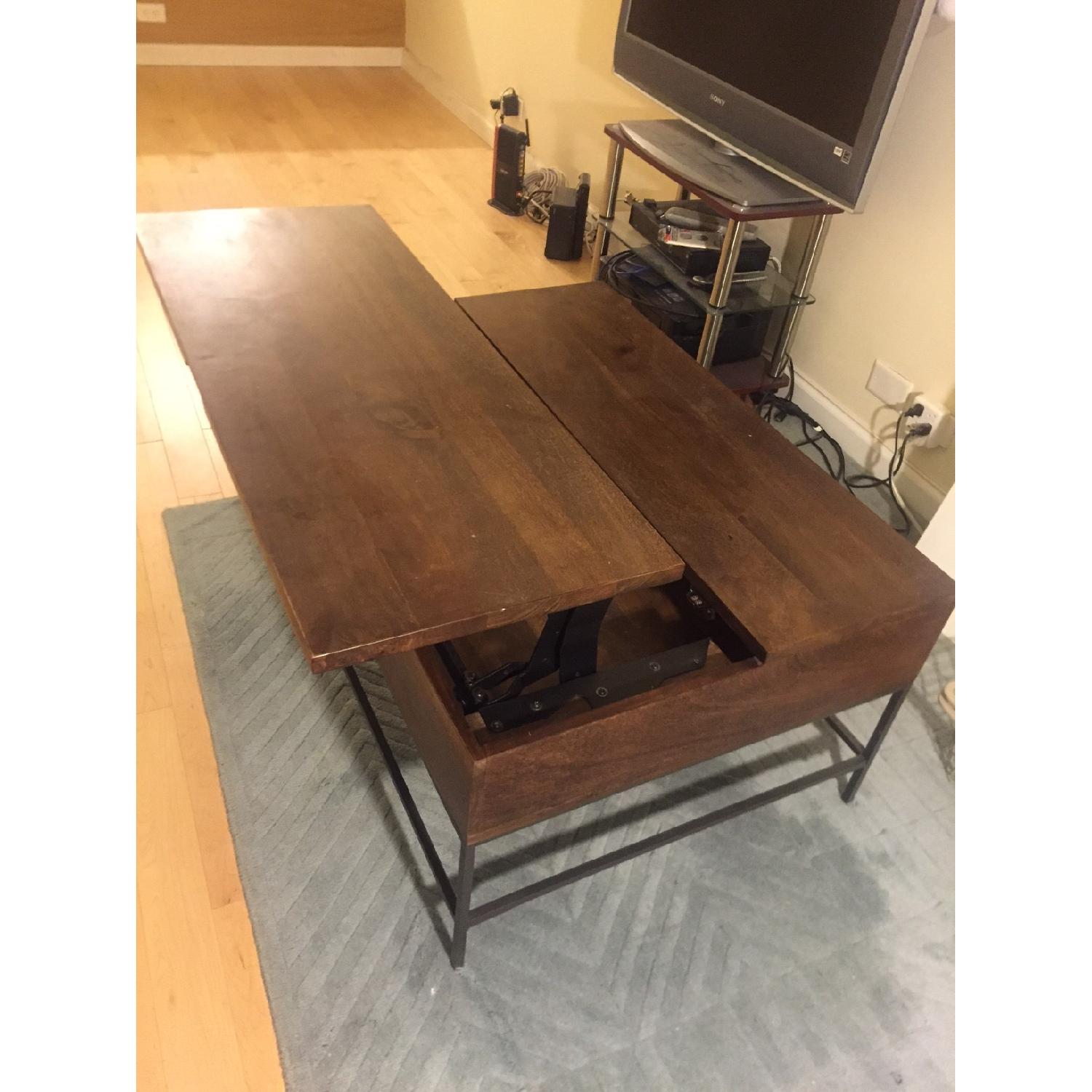 West Elm Industrial Storage Coffee Table - image-3
