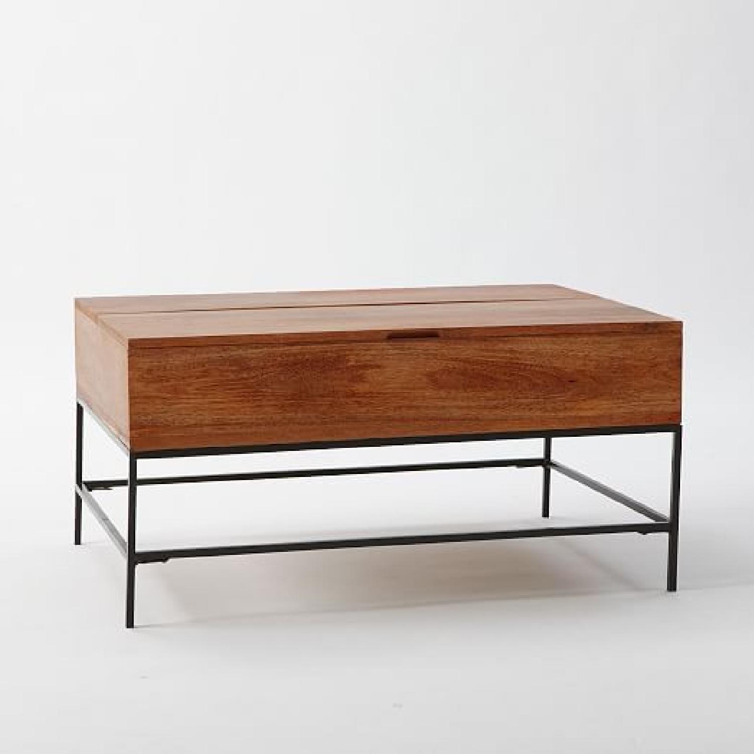West Elm Industrial Storage Coffee Table - image-4