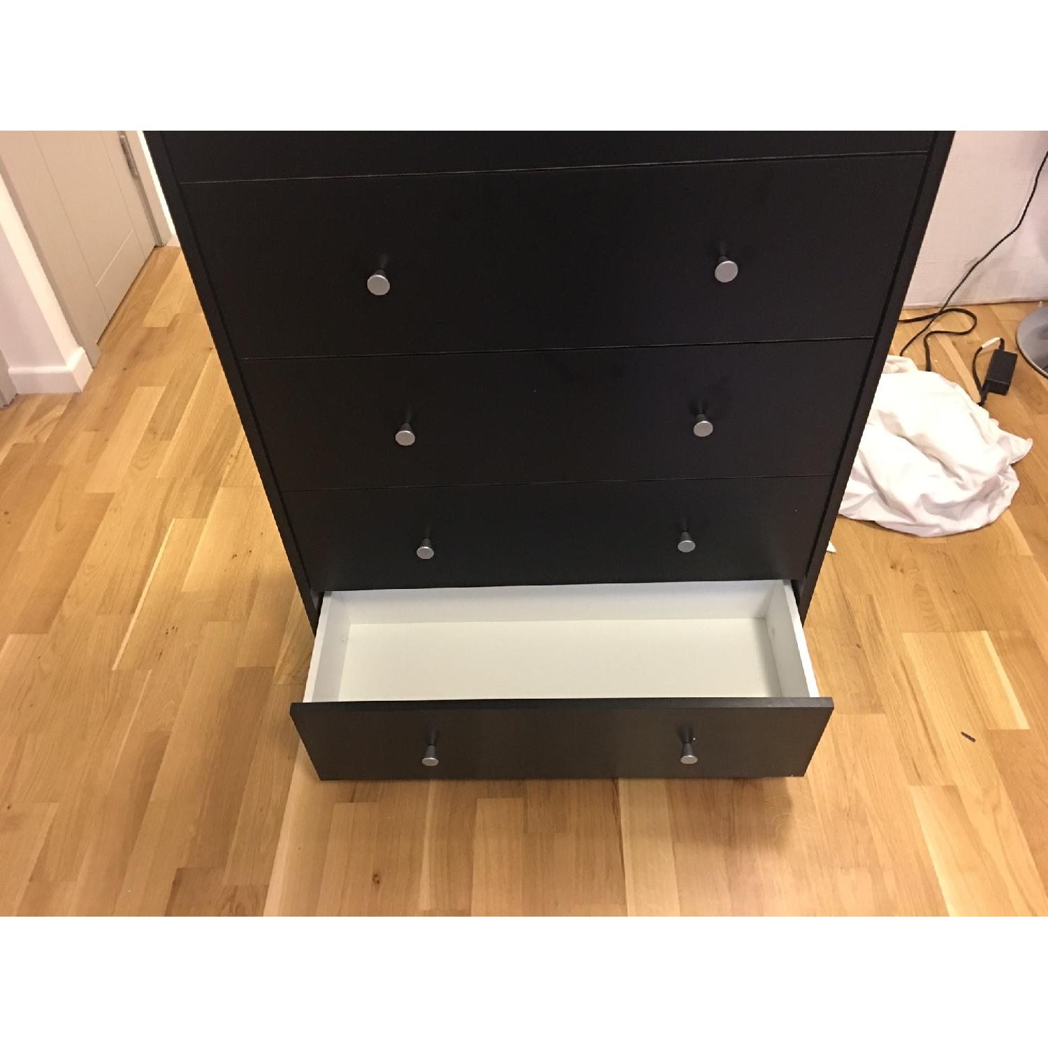 Wayfair Varick Gallery 5 Drawer Chest in Black - image-1