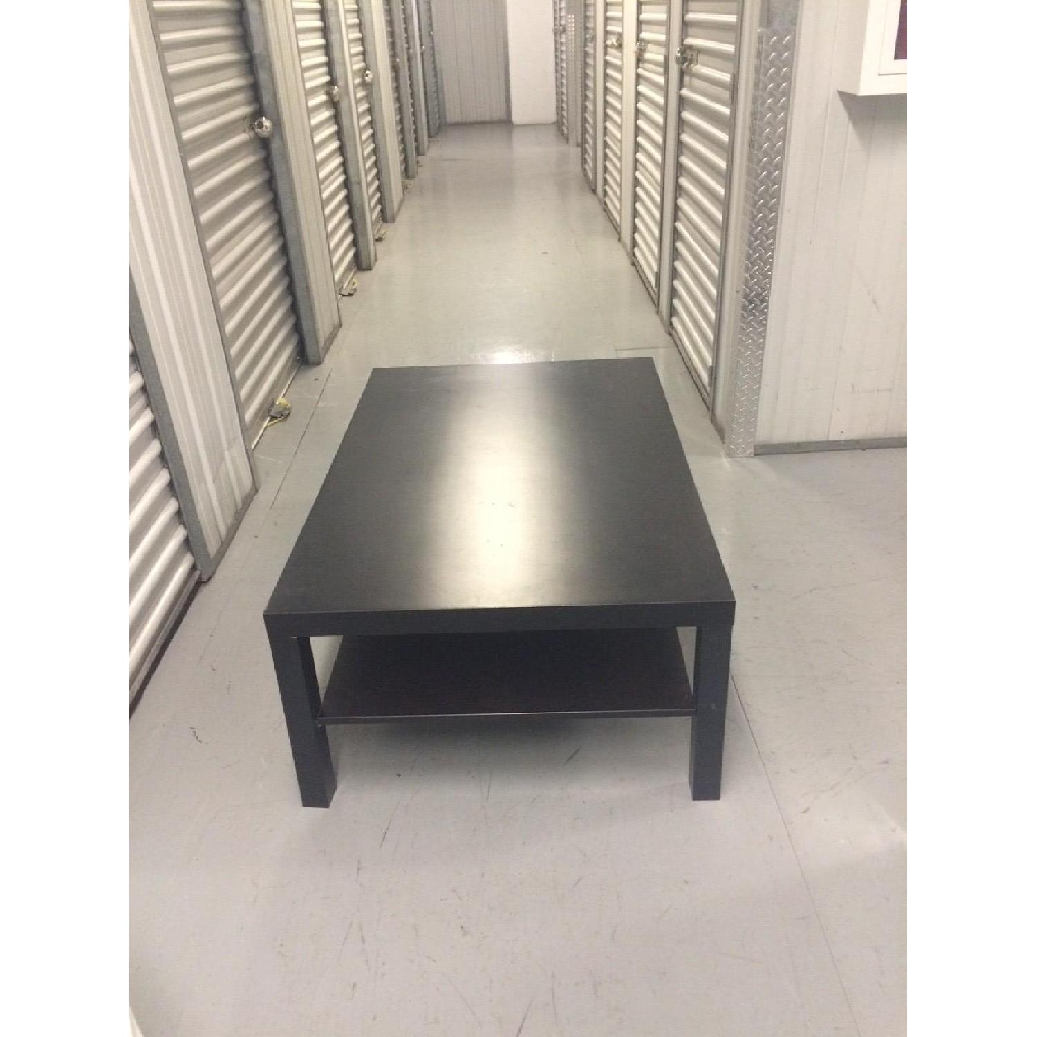 Ikea Dark Brown Coffee Table w/ Shelf - image-4