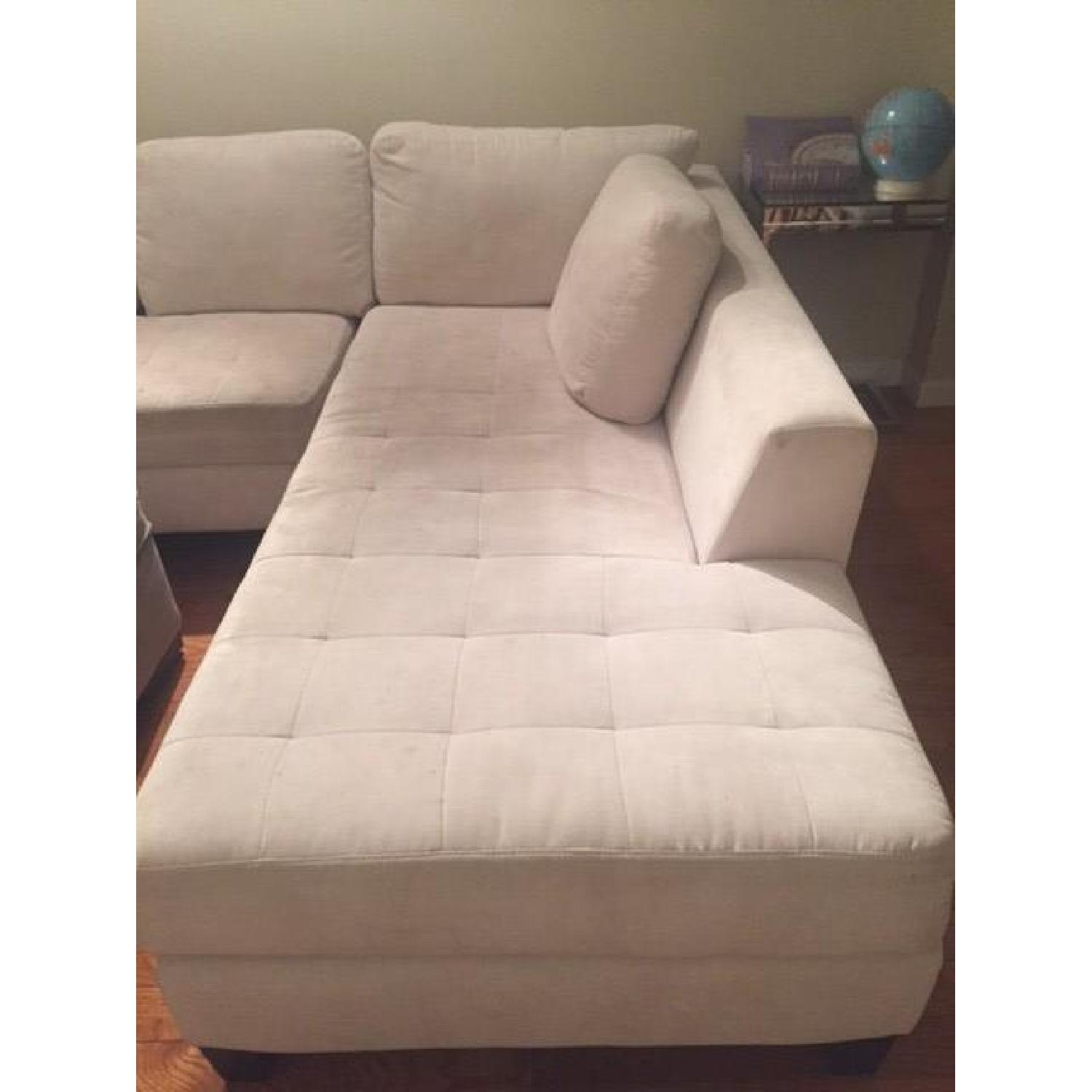 Macy's 2 Piece Sleeper Sectional Chaise - image-3
