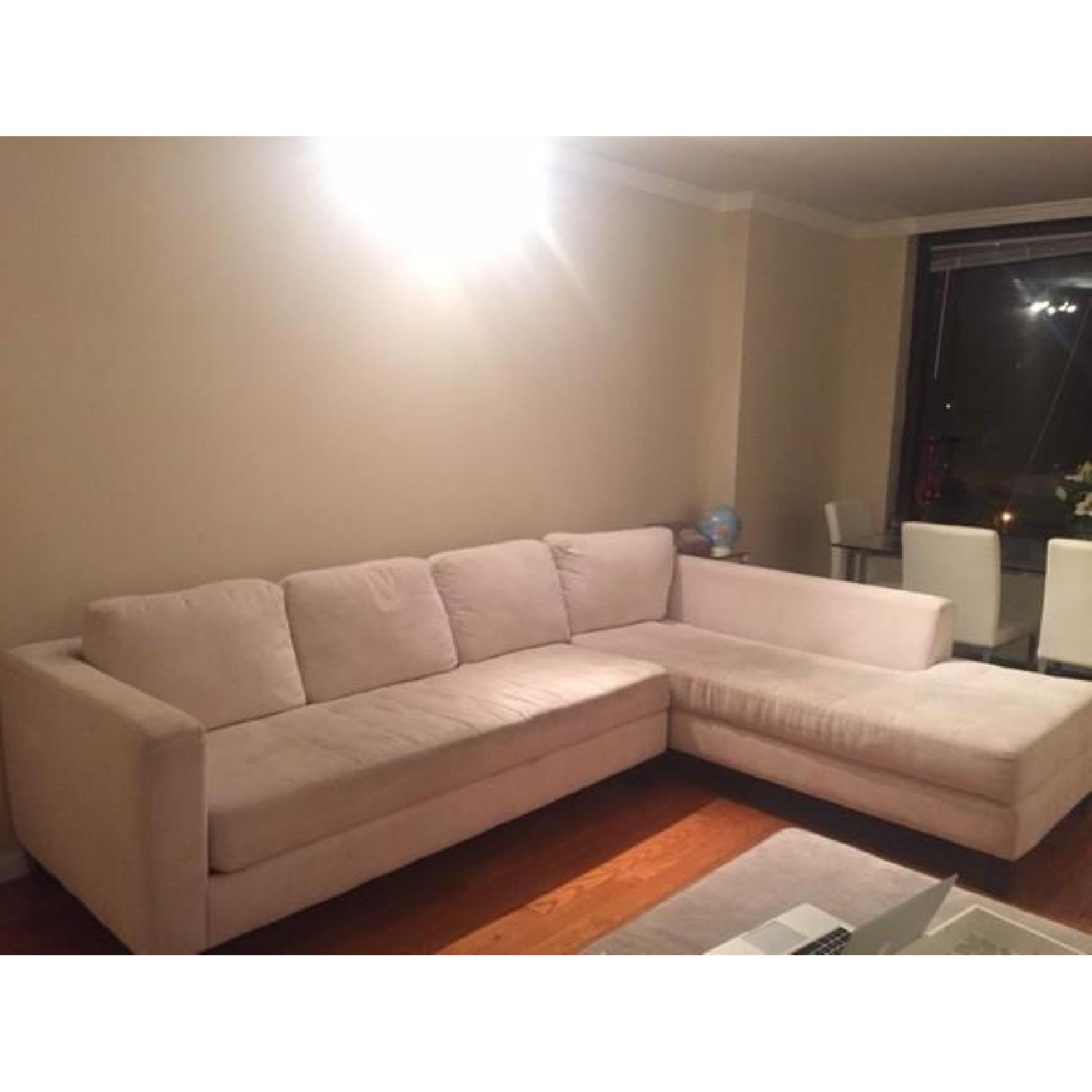 Macy's 2 Piece Sleeper Sectional Chaise - image-6