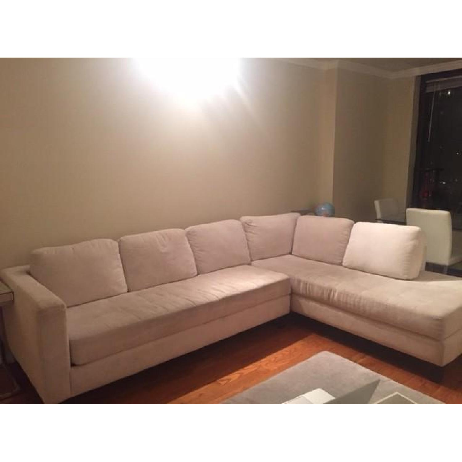 Macy's 2 Piece Sleeper Sectional Chaise - image-7