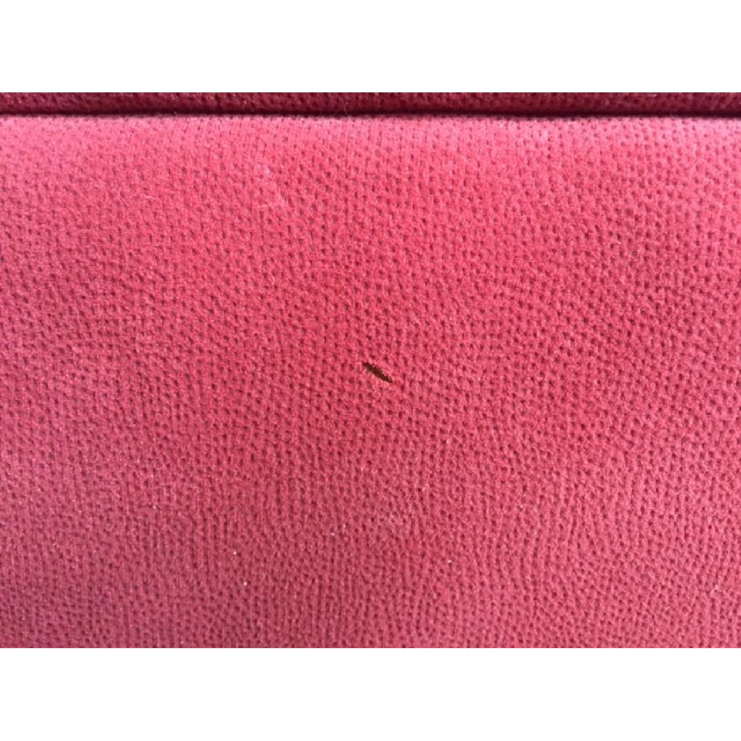 Klaussner Red Loveseat - image-2