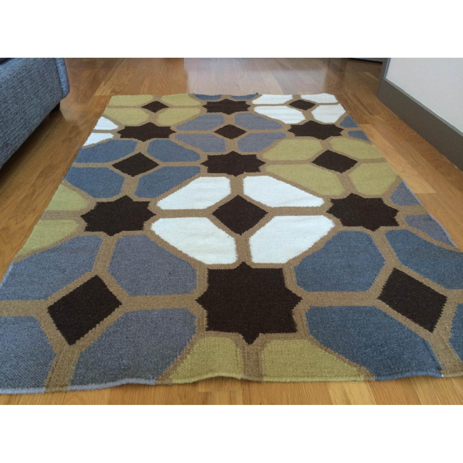 Gold Surya Frontier Wool Rug - image-1