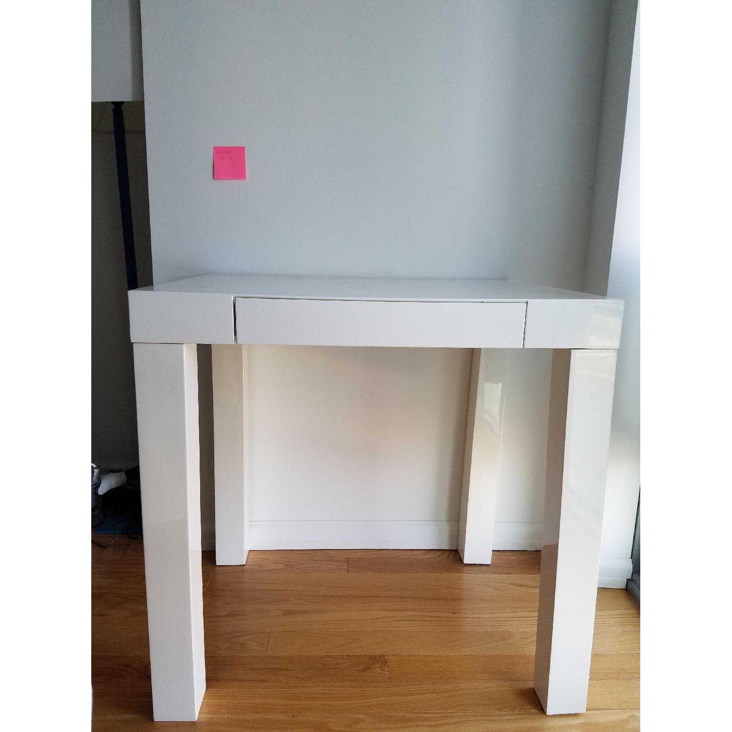 West Elm Parsons Mini Desk - image-1