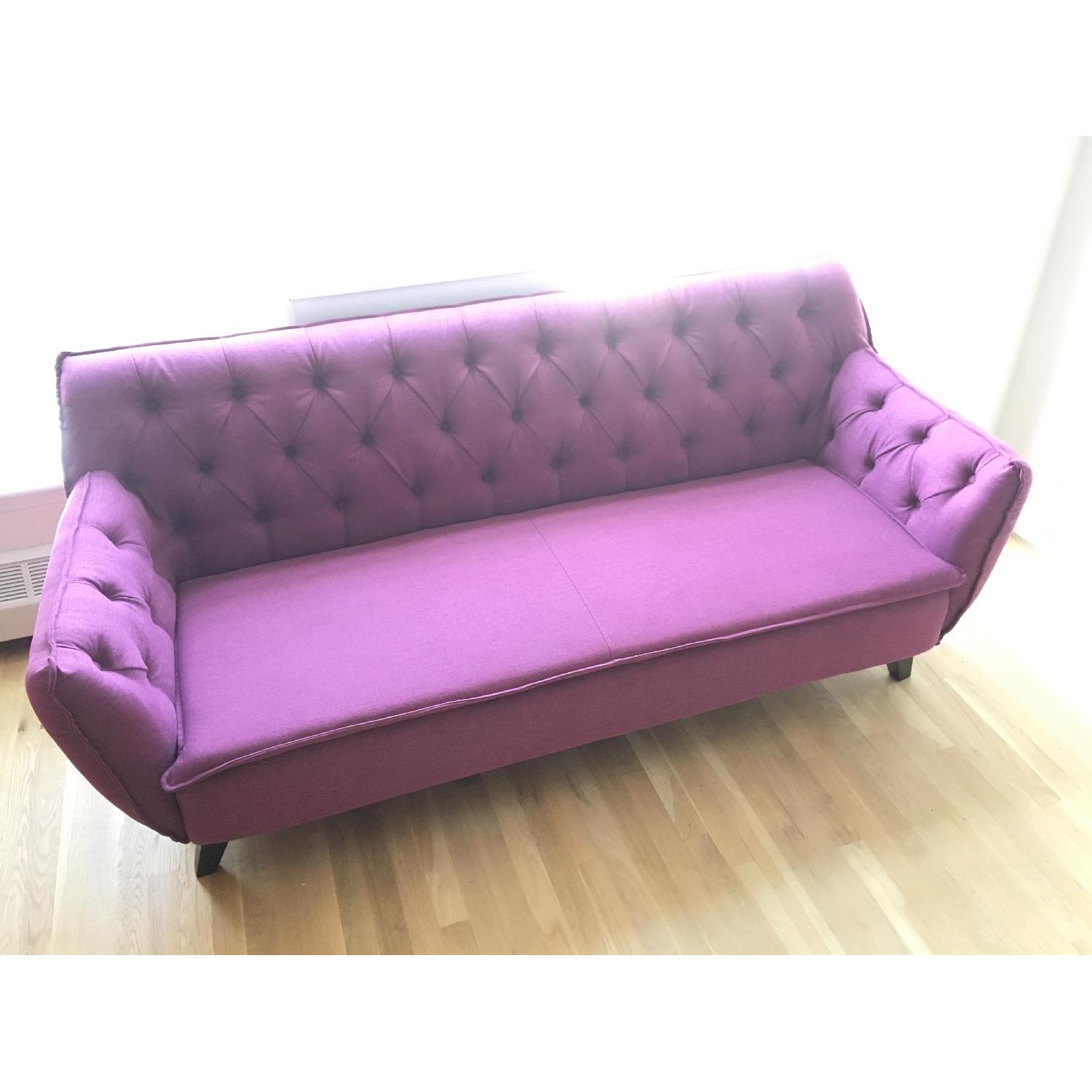 Mid Century Modern Tufted Sofa - image-5
