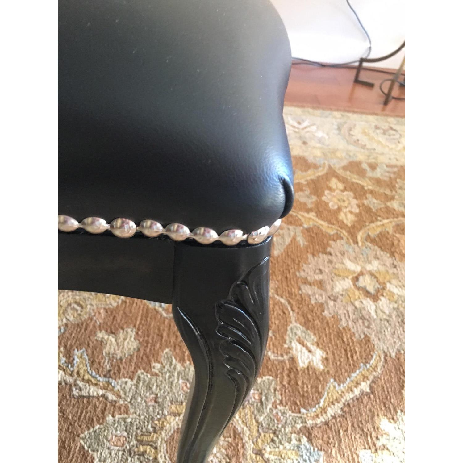 Serafino Marelli Black Leather Accent Chair - image-8