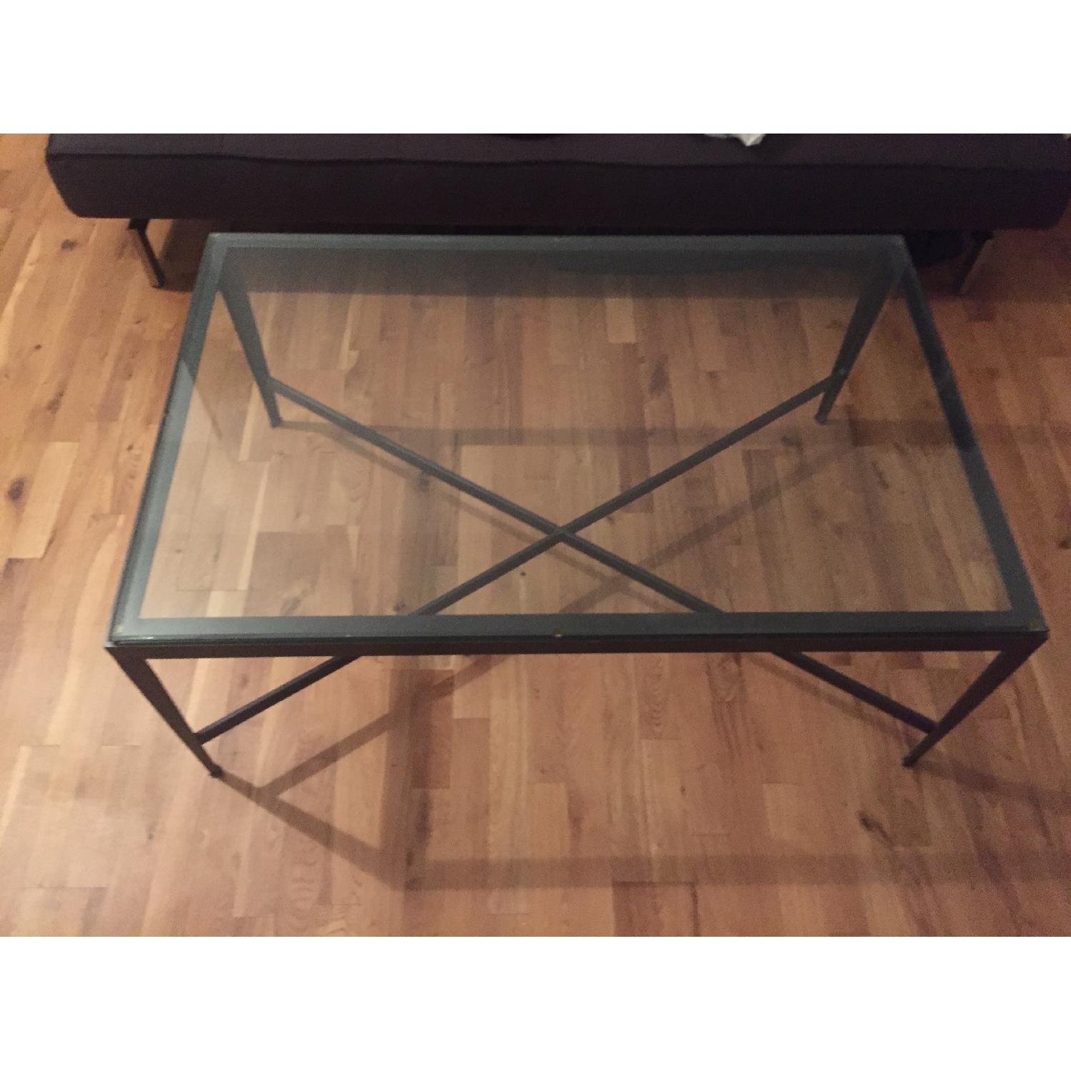 Ethan Allen Rectangular Heron Coffee Table - image-2