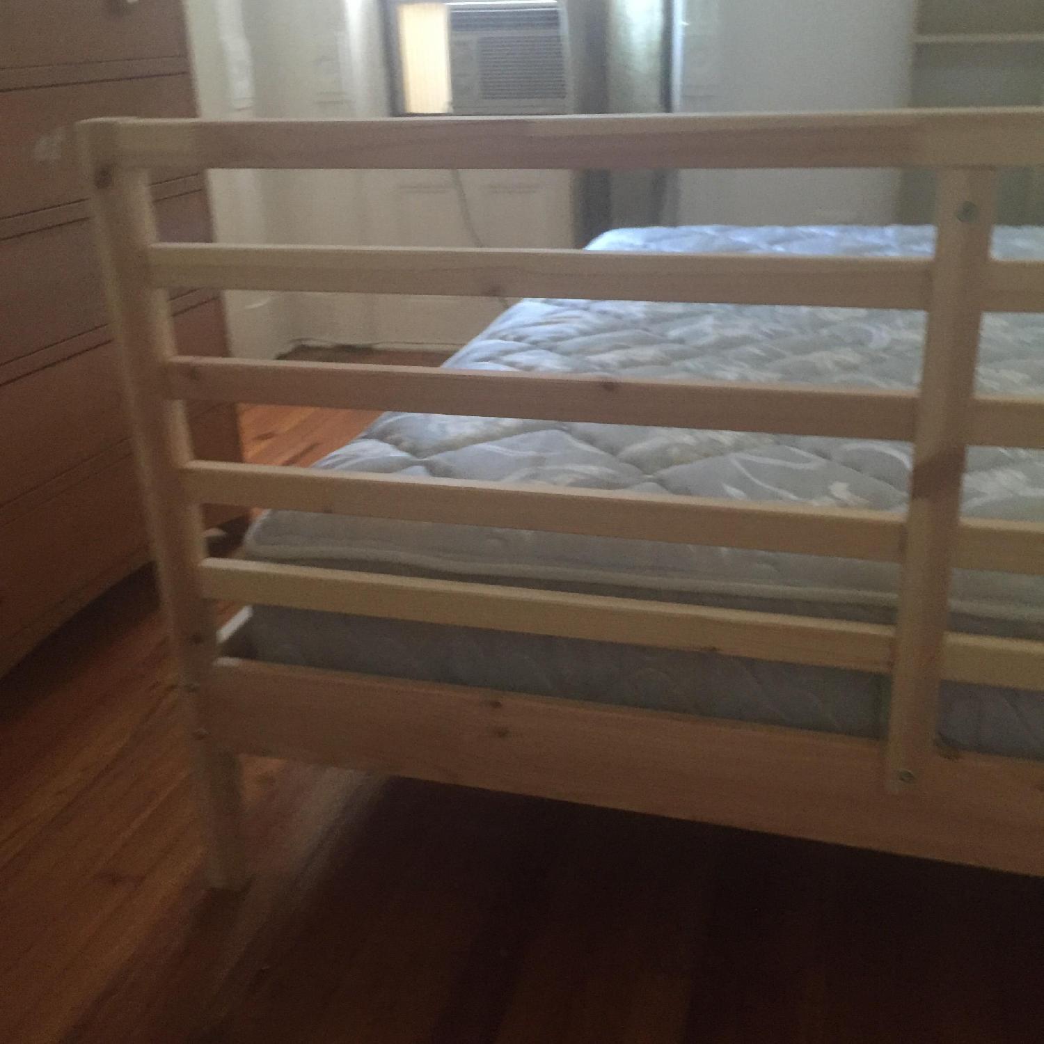 Ikea Tarva Queen Size Bed Frame w/ Slatted Bed Base - image-4