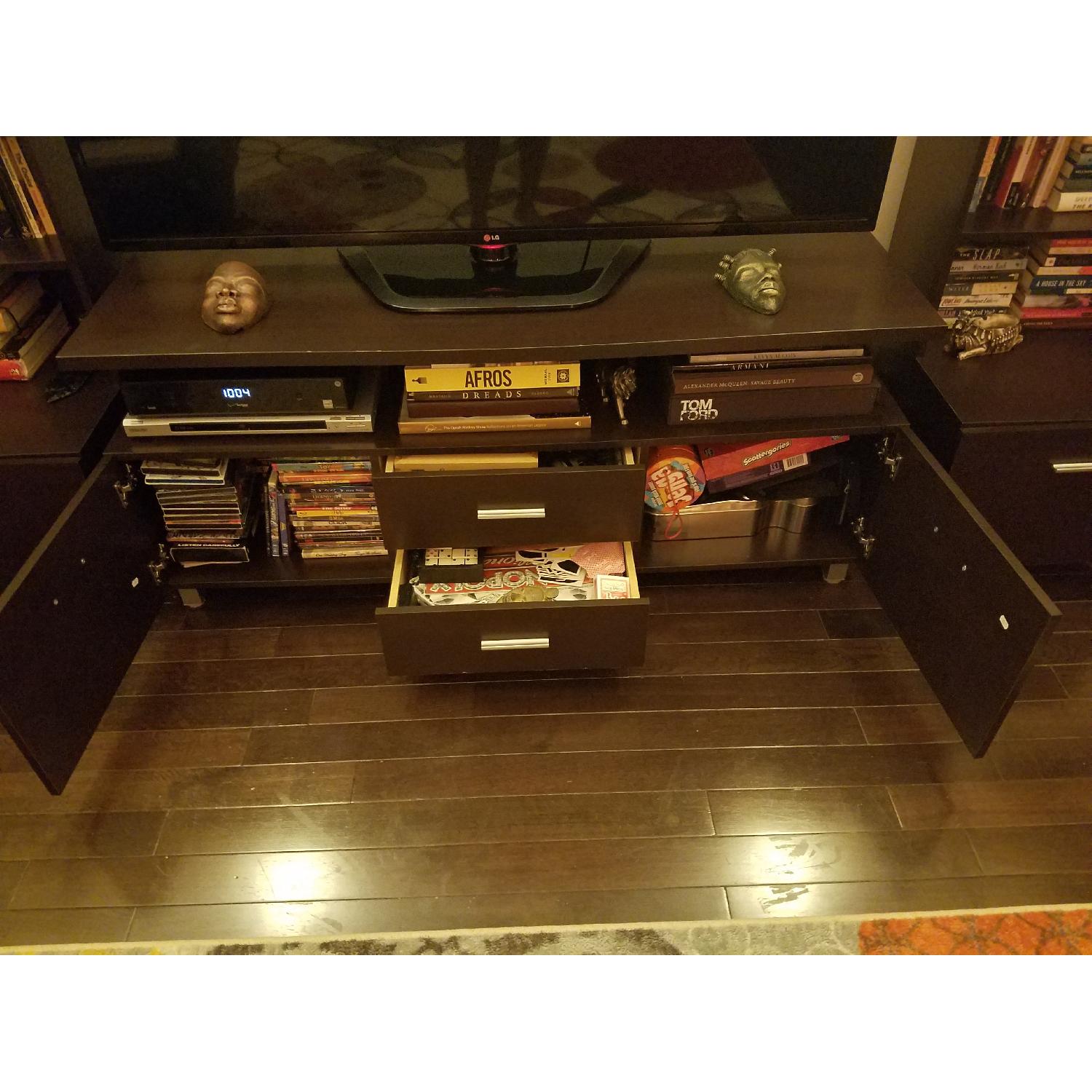 Nexera TV Stand/Media Console w/ Media Storage Tower - image-2