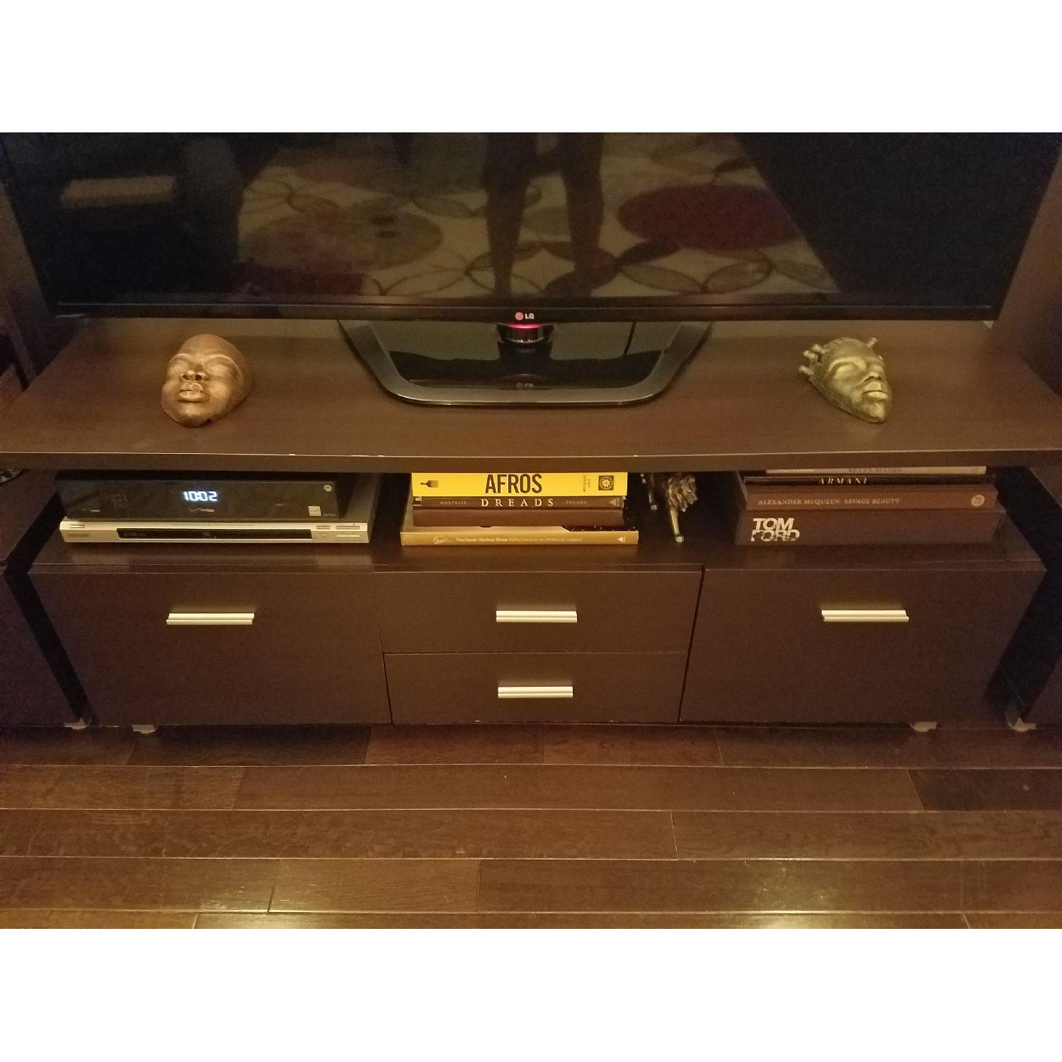 Nexera TV Stand/Media Console w/ Media Storage Tower - image-5