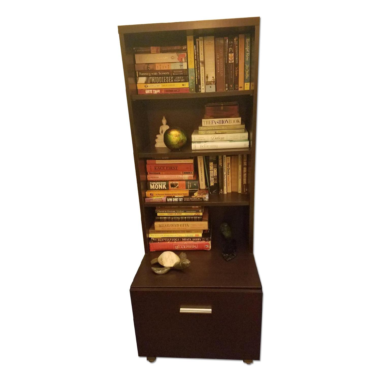 Nexera TV Stand/Media Console w/ Media Storage Tower - image-8