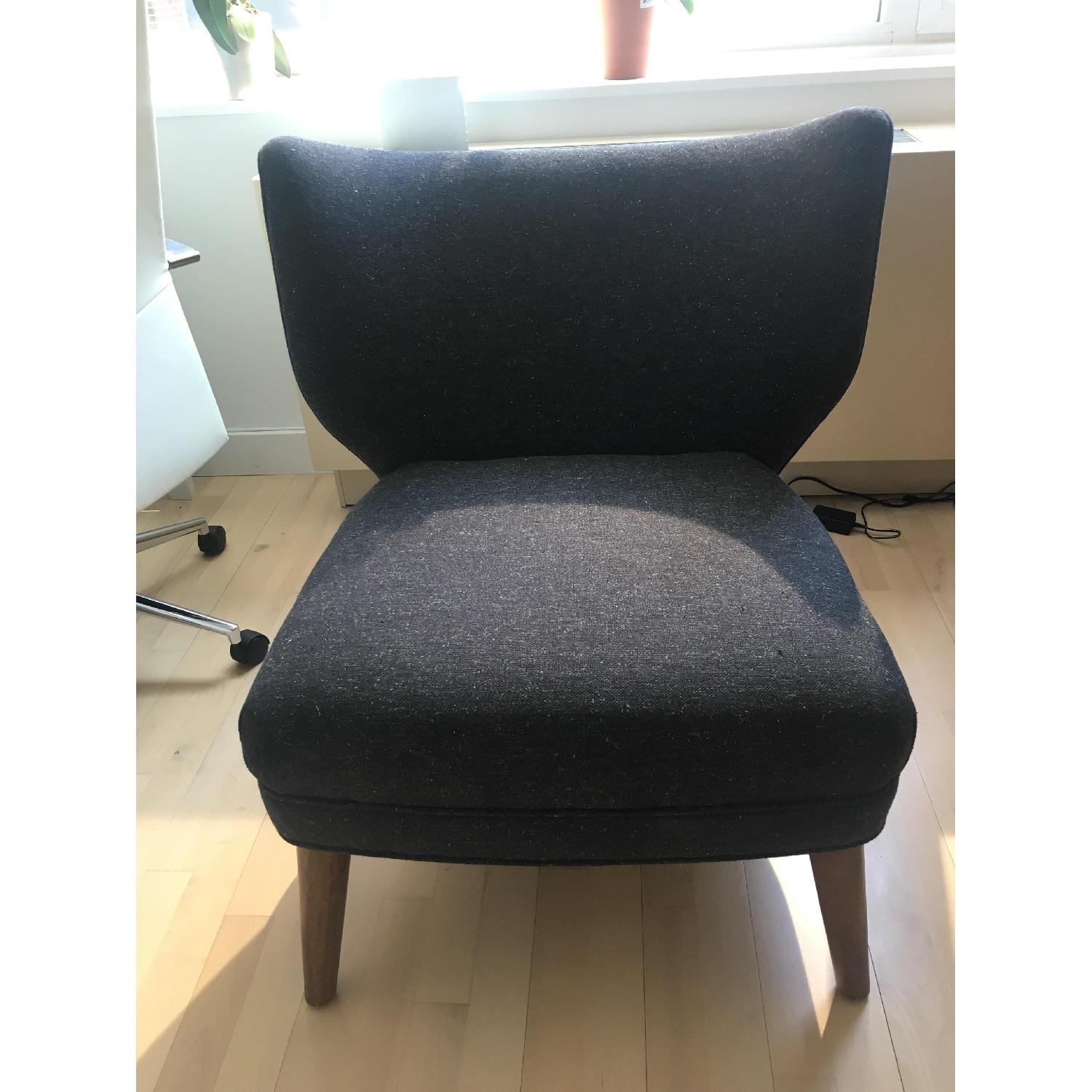 West Elm Retro Wing chair - image-1