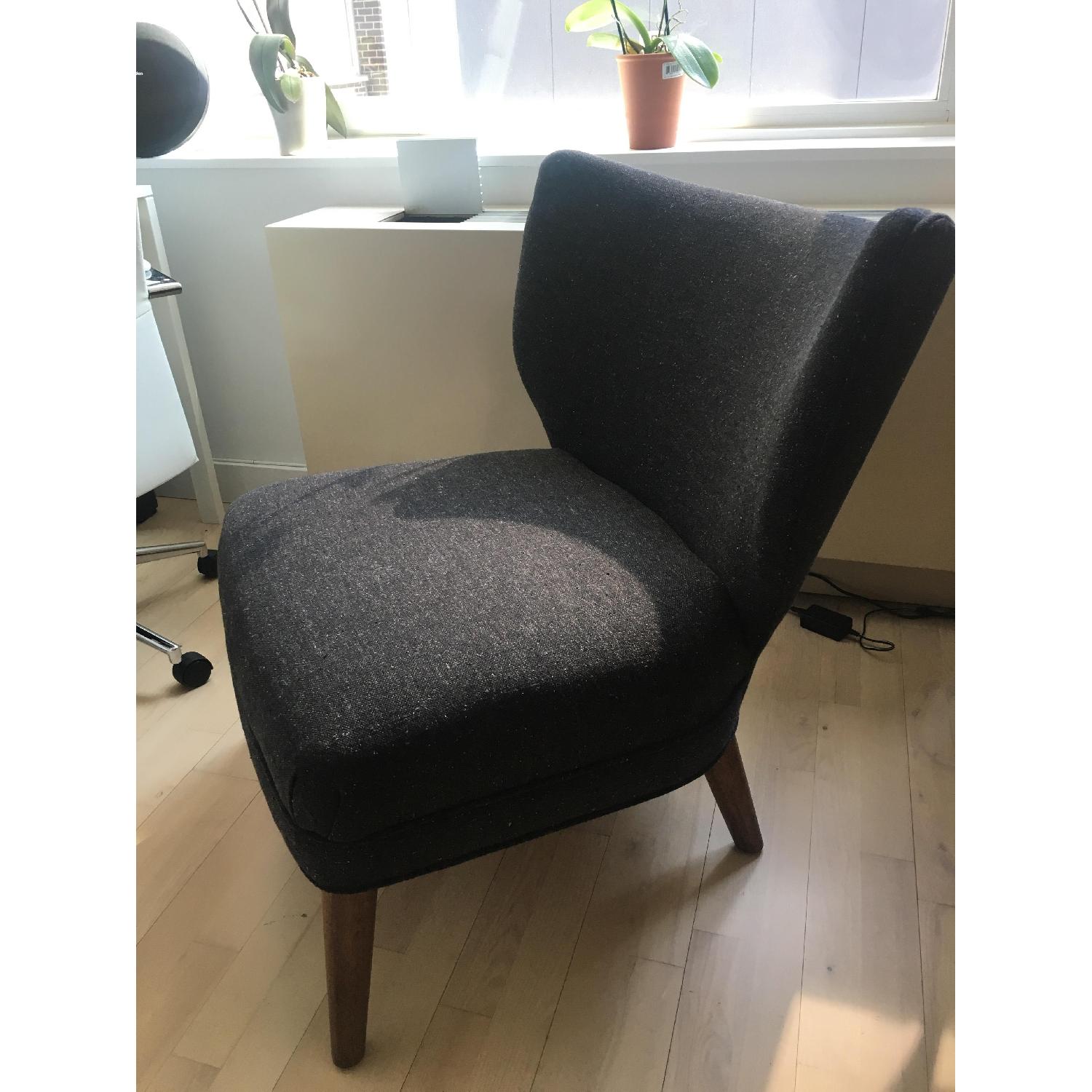 West Elm Retro Wing chair - image-2