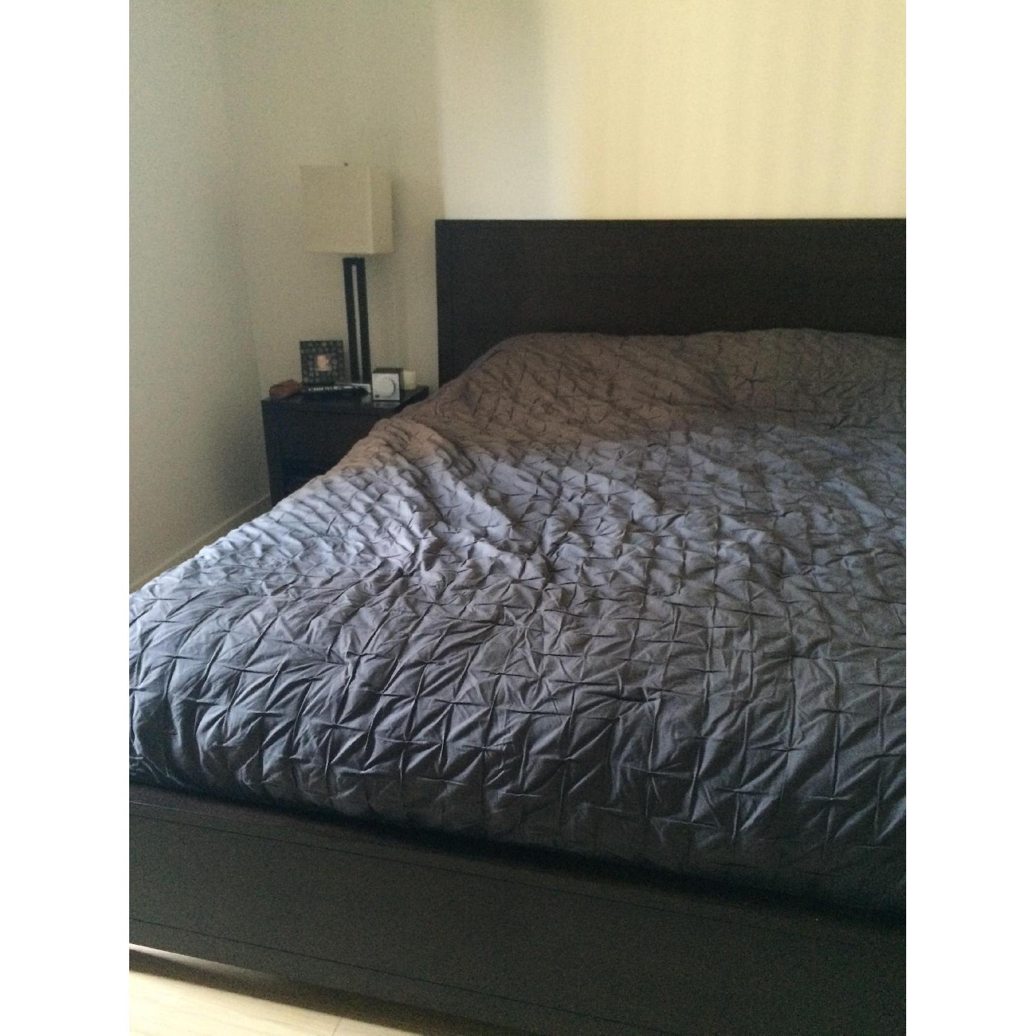 Macy's Tribeca King Size Bed Frame + 2 Side Tables - image-2