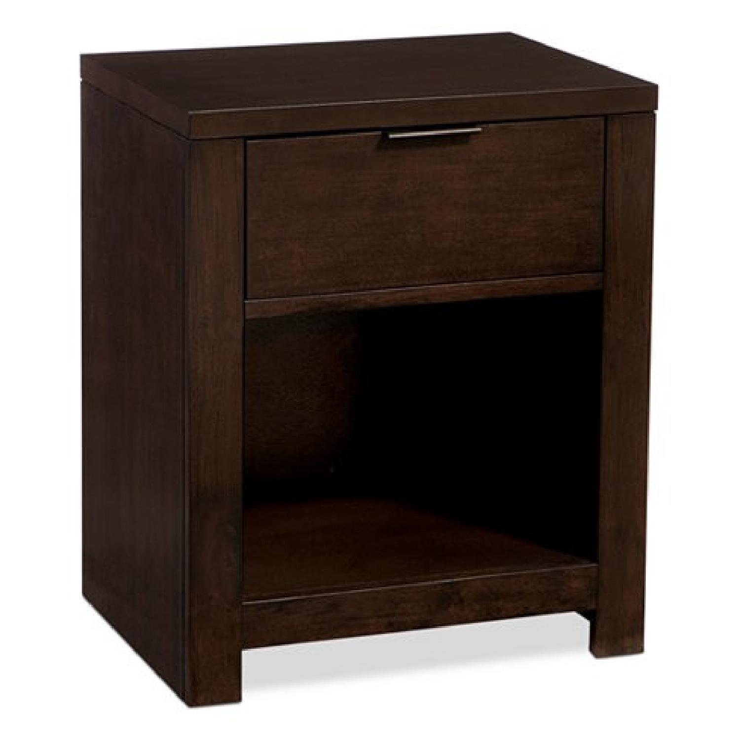 Macy's Tribeca King Size Bed Frame + 2 Side Tables - image-3