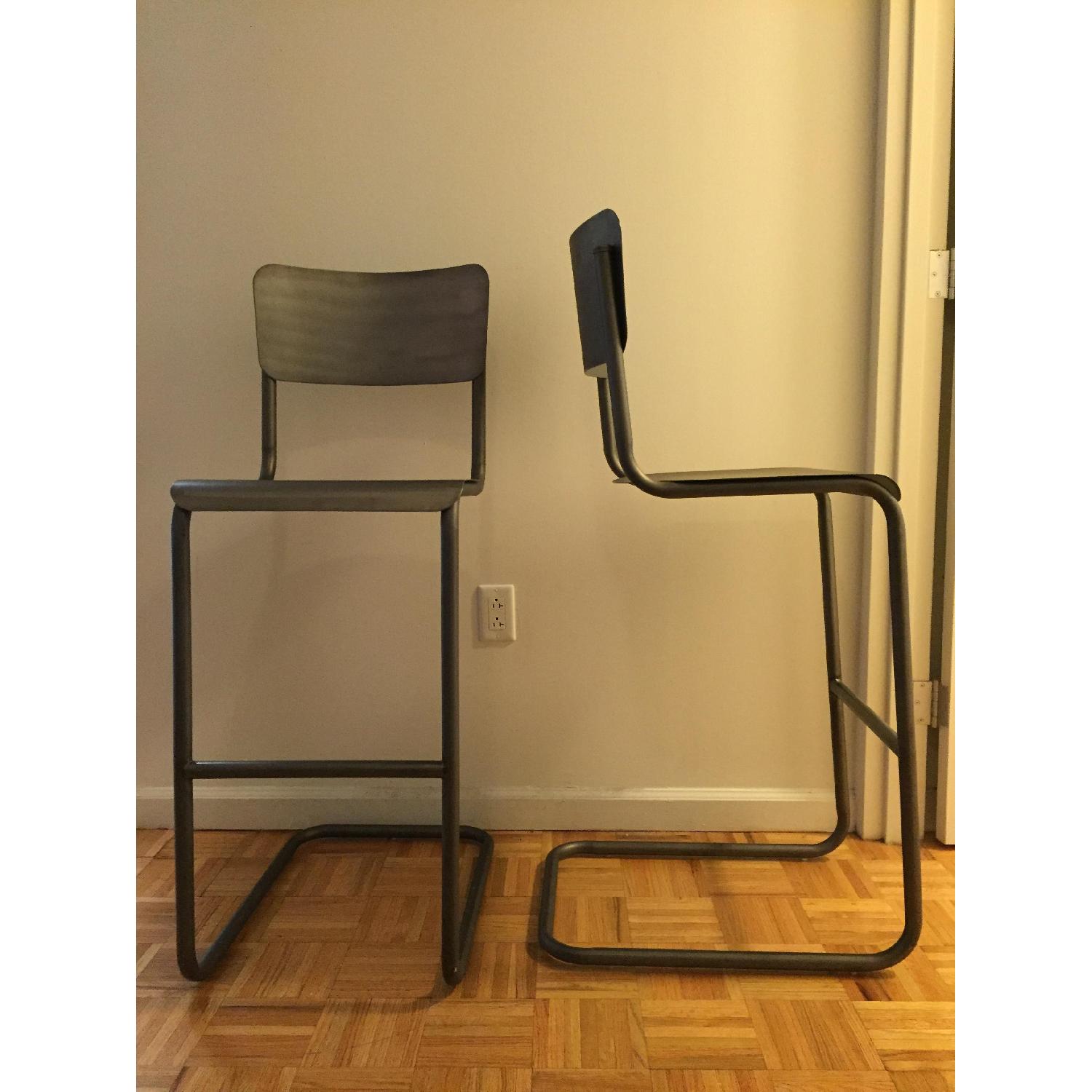 Restoration Hardware Metal Schoolhouse Stools - image-3