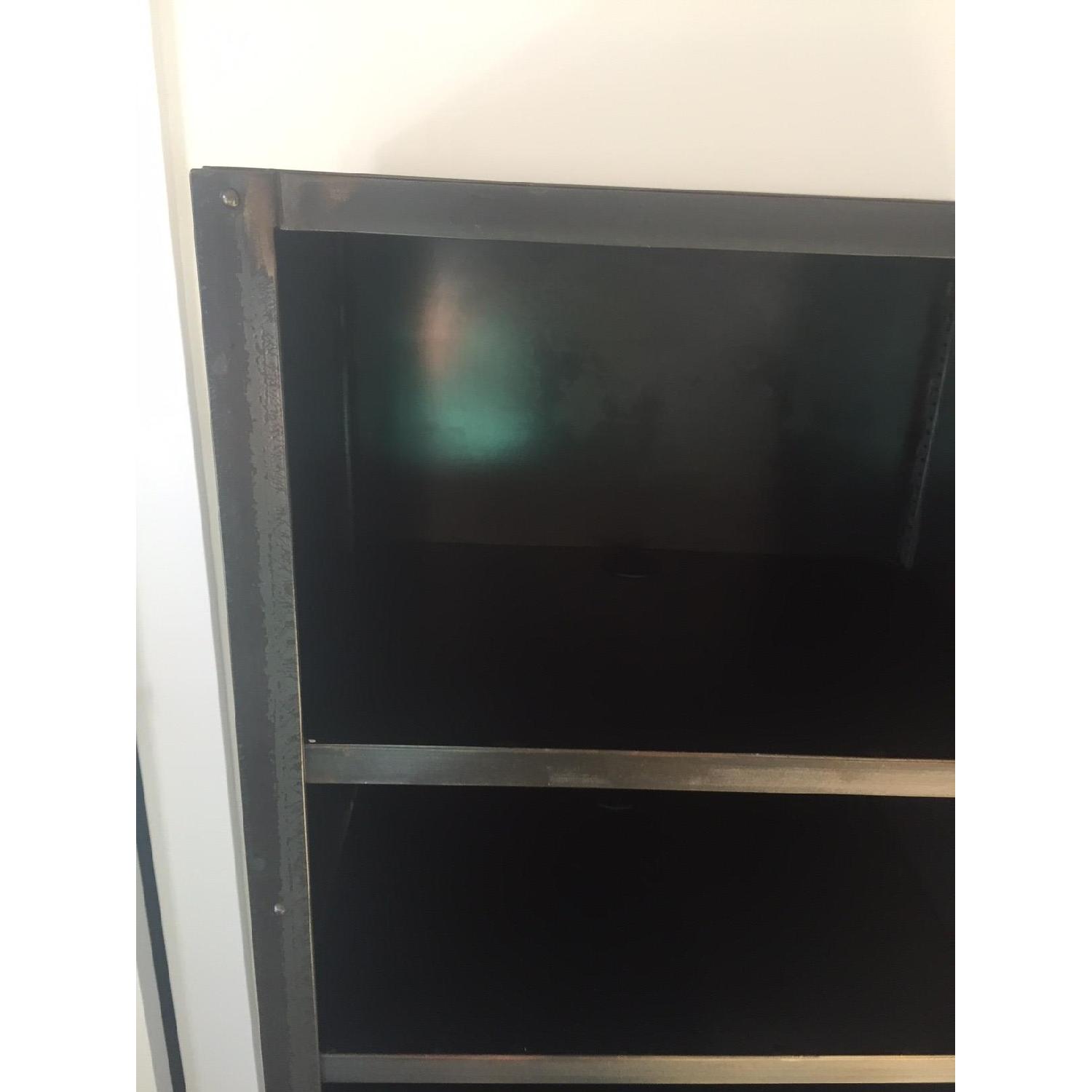 Crate & Barrel Metal Bookcase AptDeco