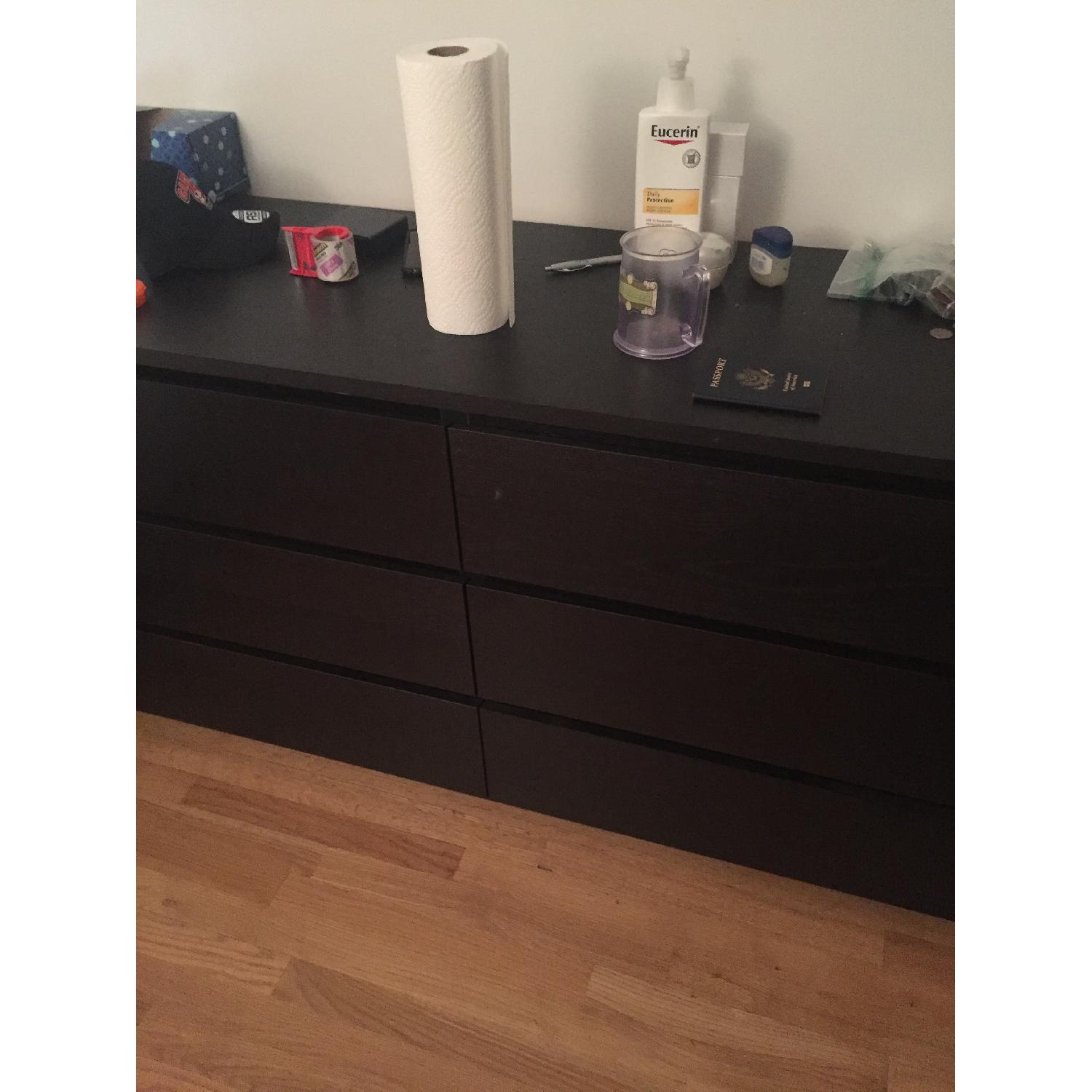 Ikea Kullen 6Drawer Dresser in Black AptDeco