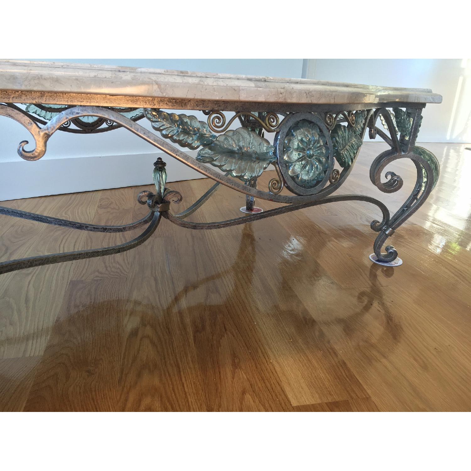 Mid Century Marble Coffee Table - image-1