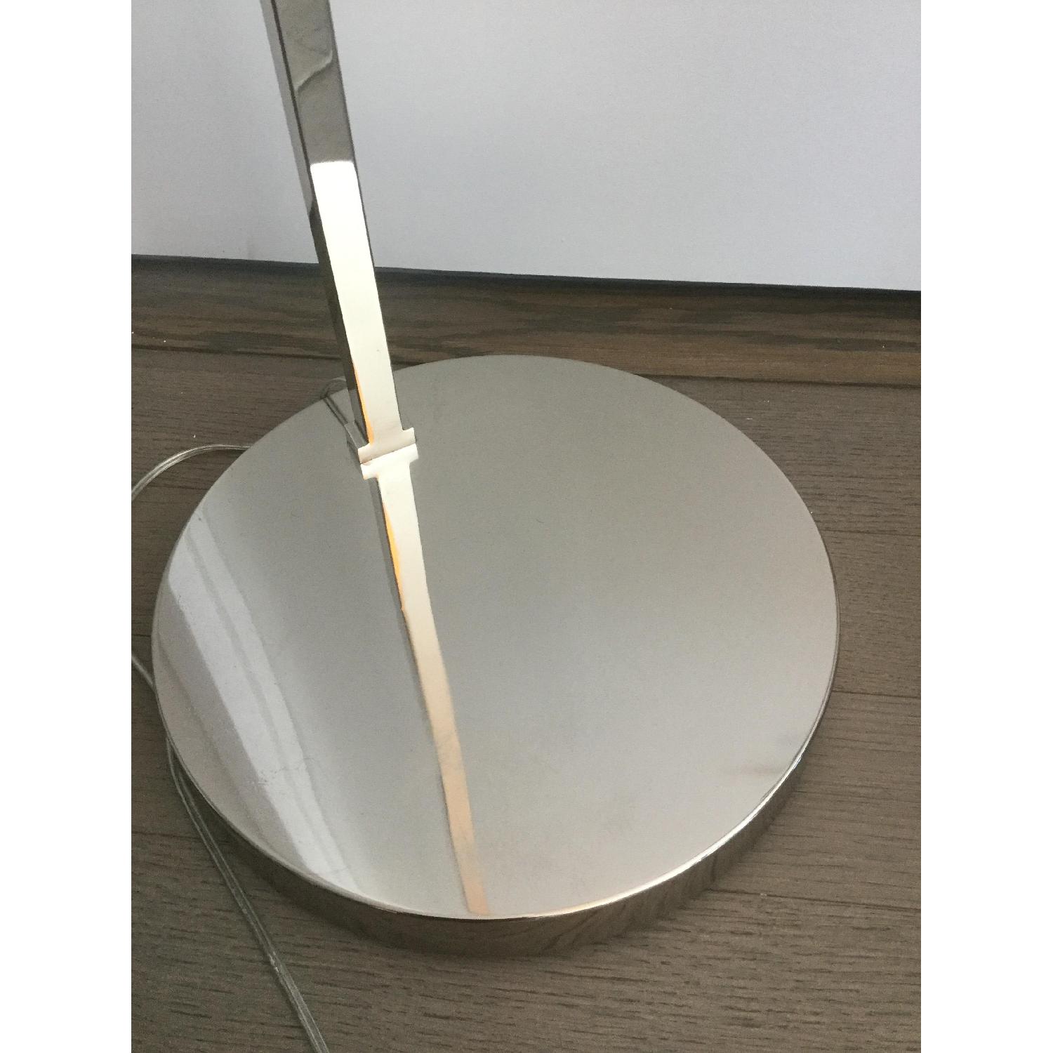 West Elm Overarching Floor Lamp in Polished Nickel - image-2