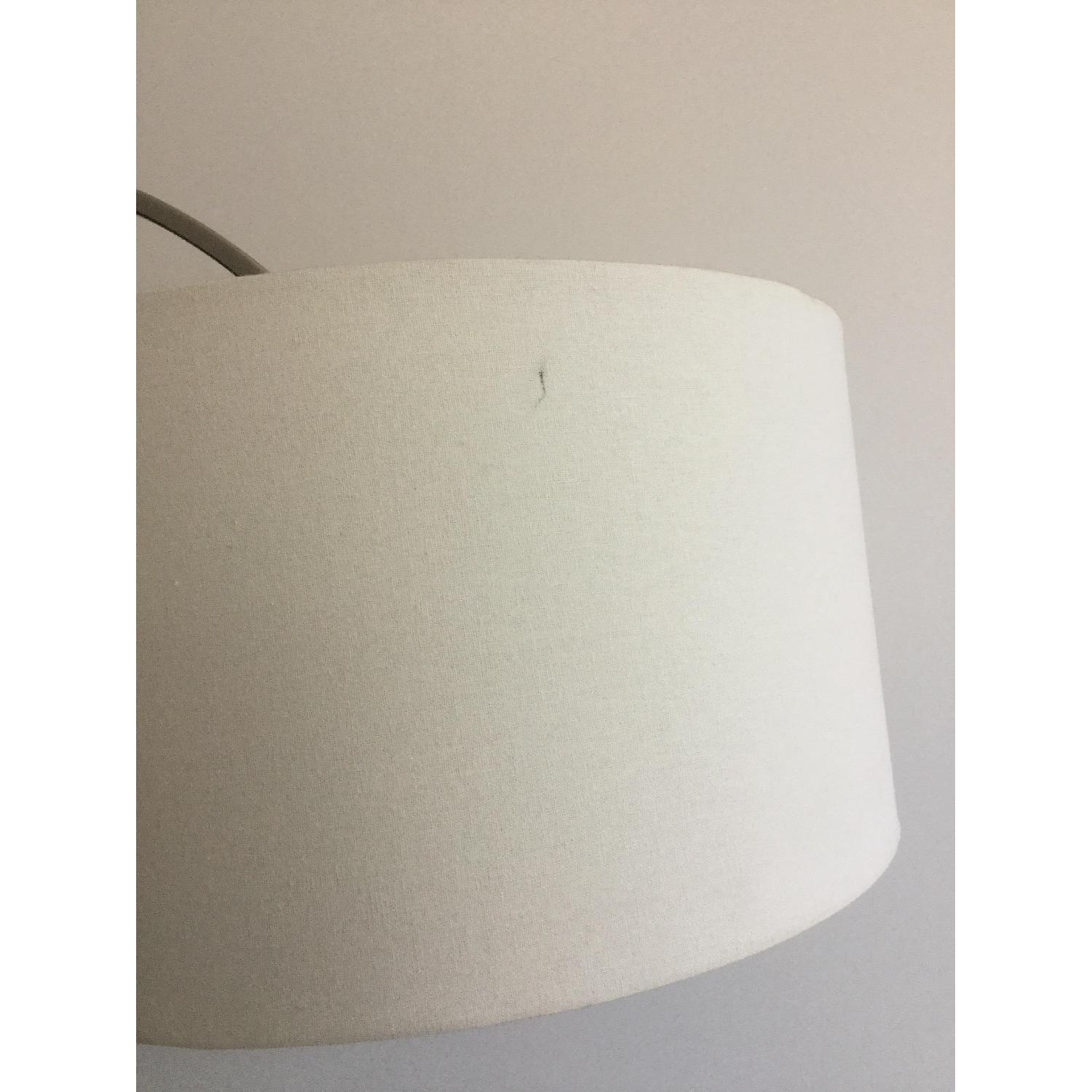 West Elm Overarching Floor Lamp in Polished Nickel - image-3