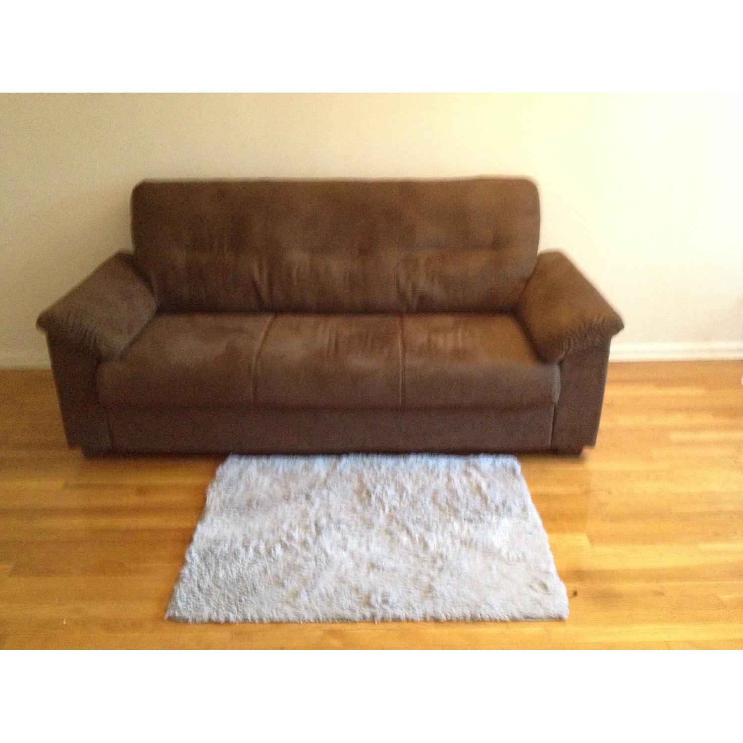Ikea Knislinge Sofa in Kungsvik Dark Brown - AptDeco