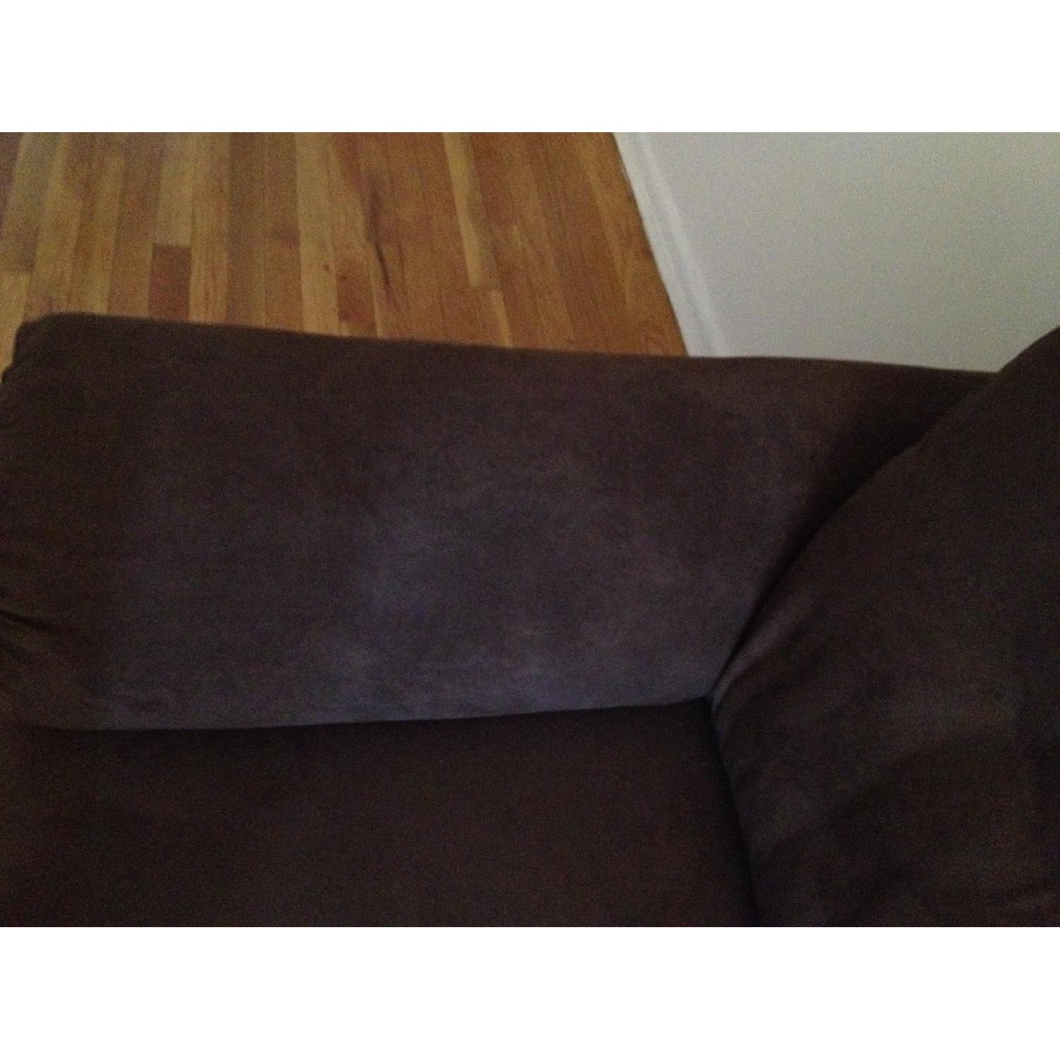 Ikea Knislinge Sofa in Kungsvik Dark Brown - AptDeco Ikea Knislinge Sofa in Kungsvik Dark Brown - AptDeco