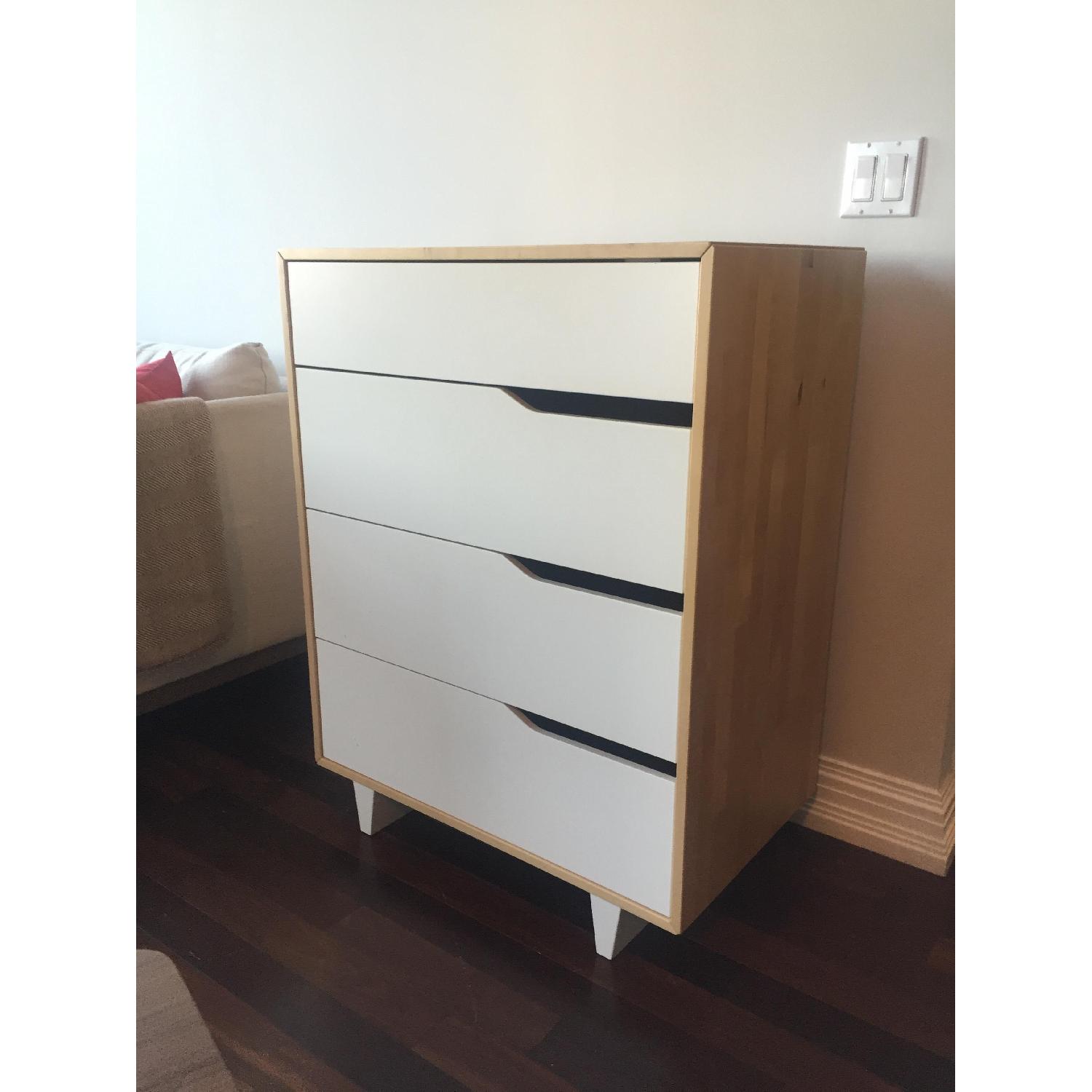Ikea Mandal 4 Drawer Dresser in White/Birch - image-3