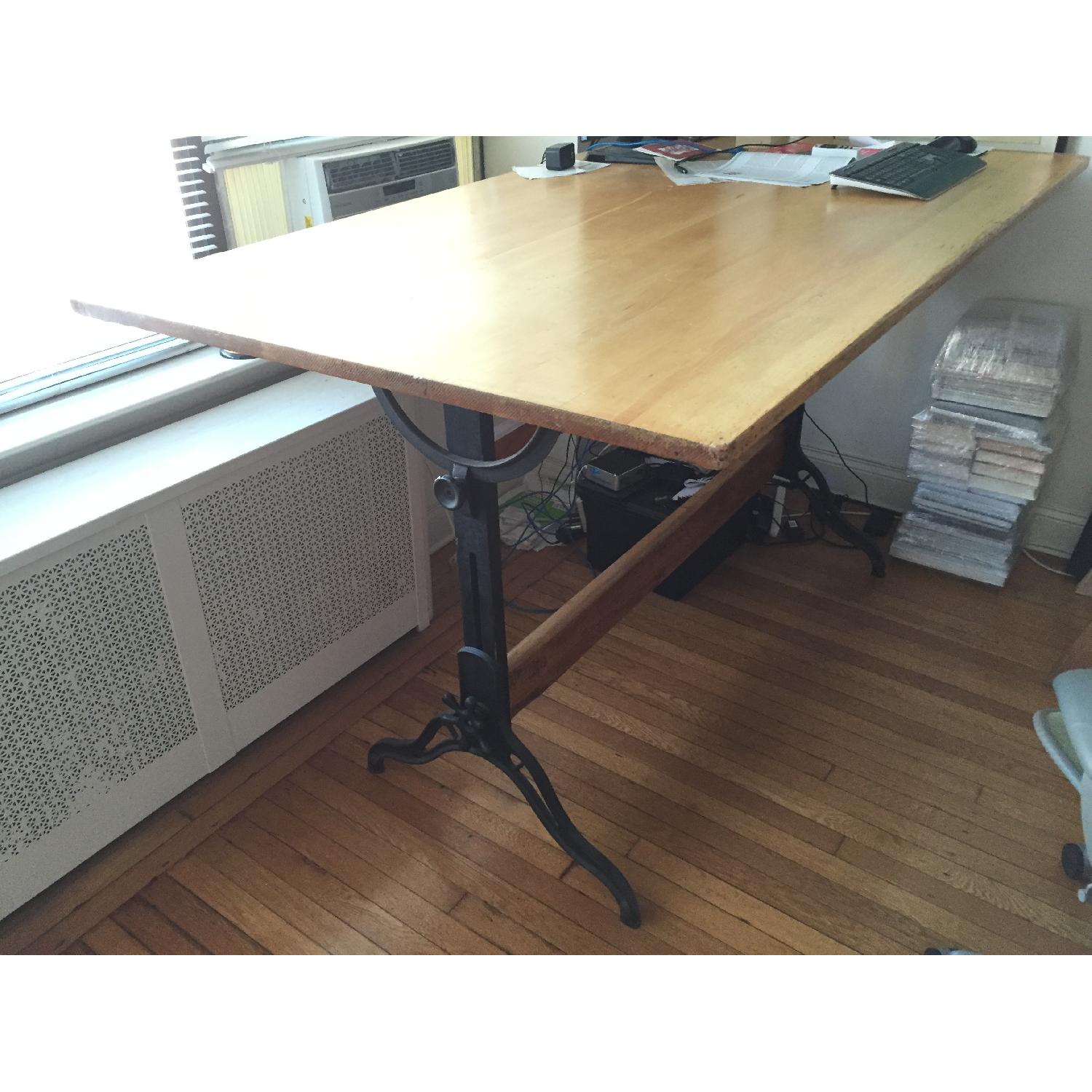 Antique Drafting Table - image-4