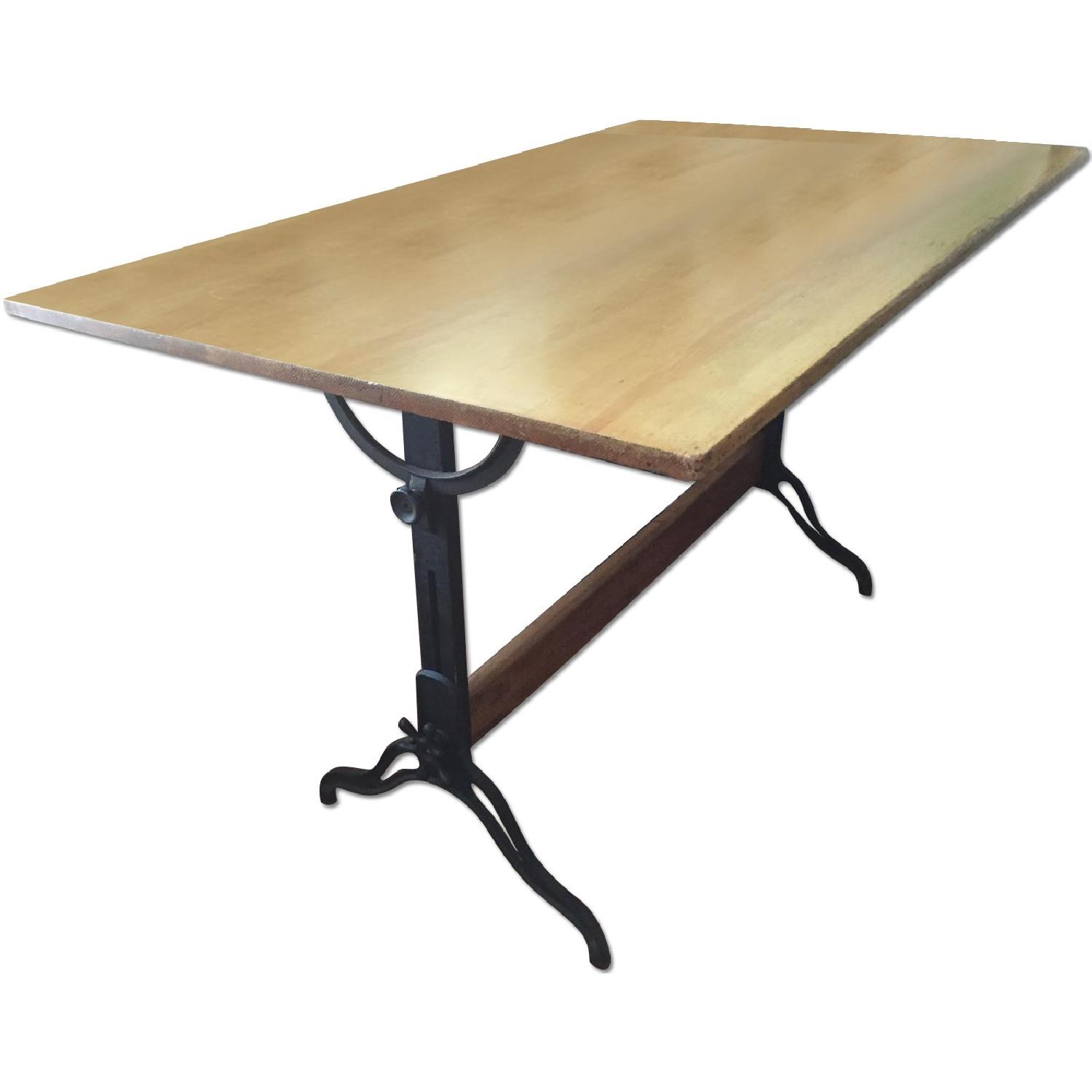 Antique Drafting Table - image-0