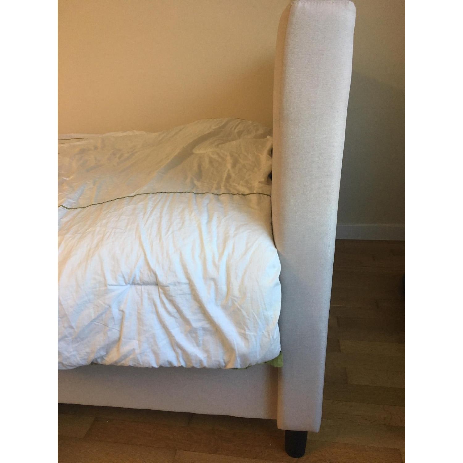 Zinus Upholstered Button Tufted Platform Bed w/ Wooden Slats - image-5