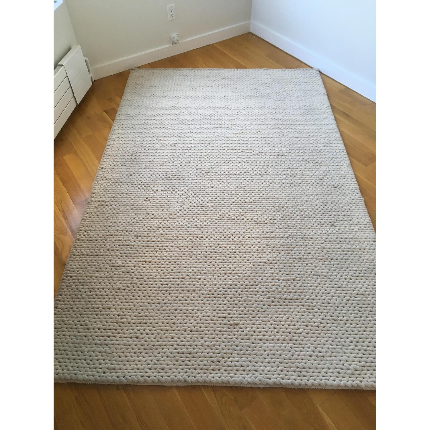 NuLOOM Hand Woven Chunky Woolen Cable Rug - image-5