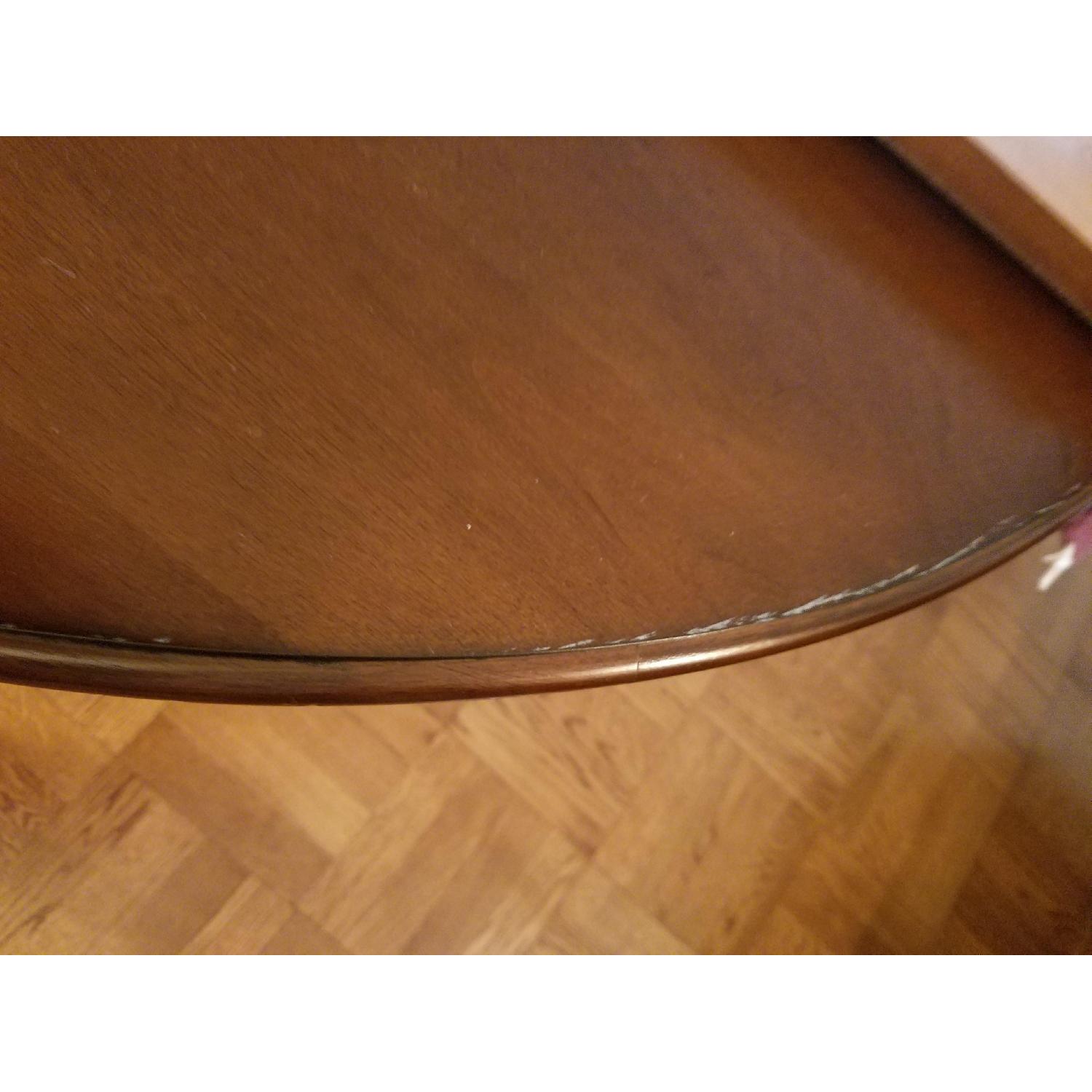 Ballard Designs Extension Pedestal Dining Table - image-3