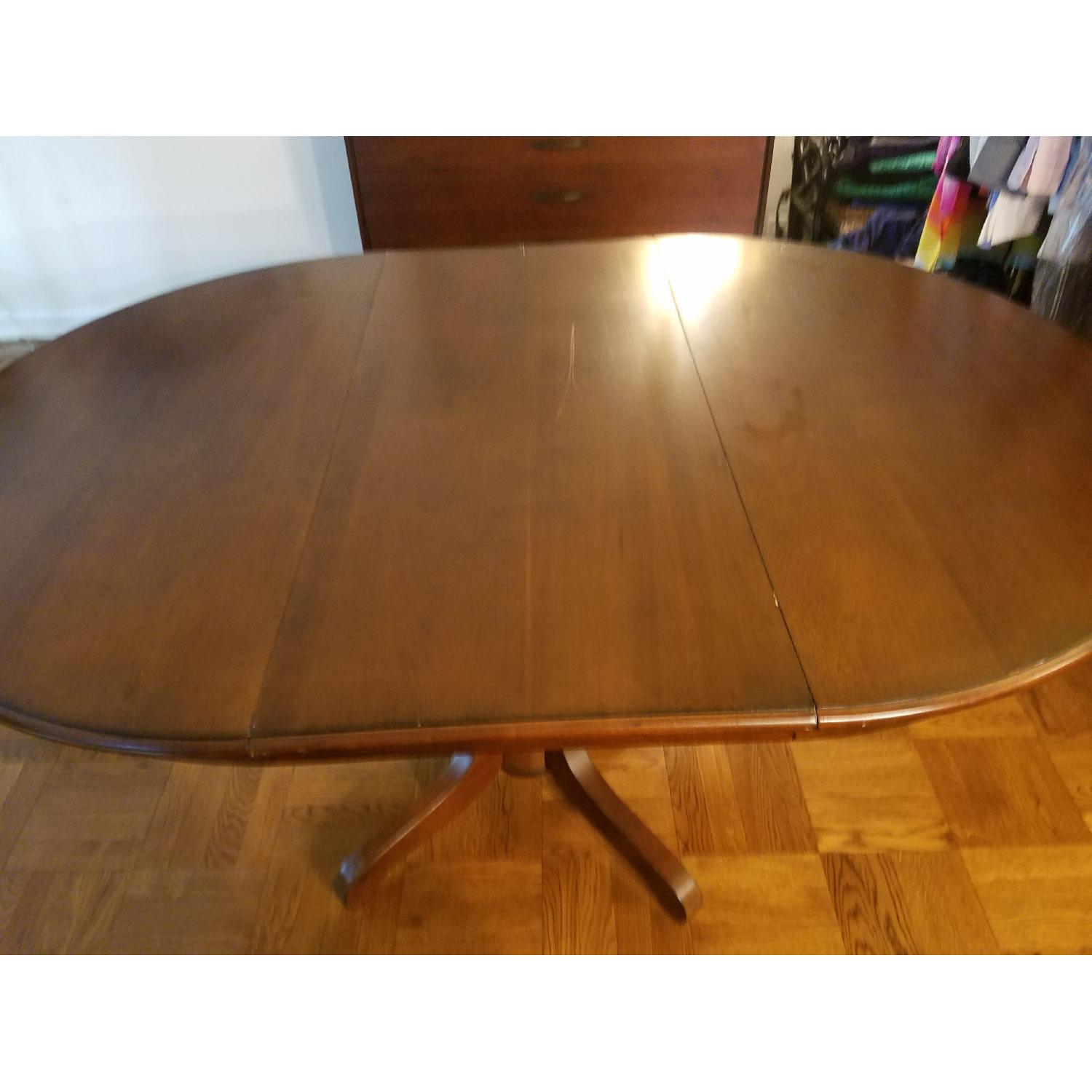 Ballard Designs Extension Pedestal Dining Table - image-6