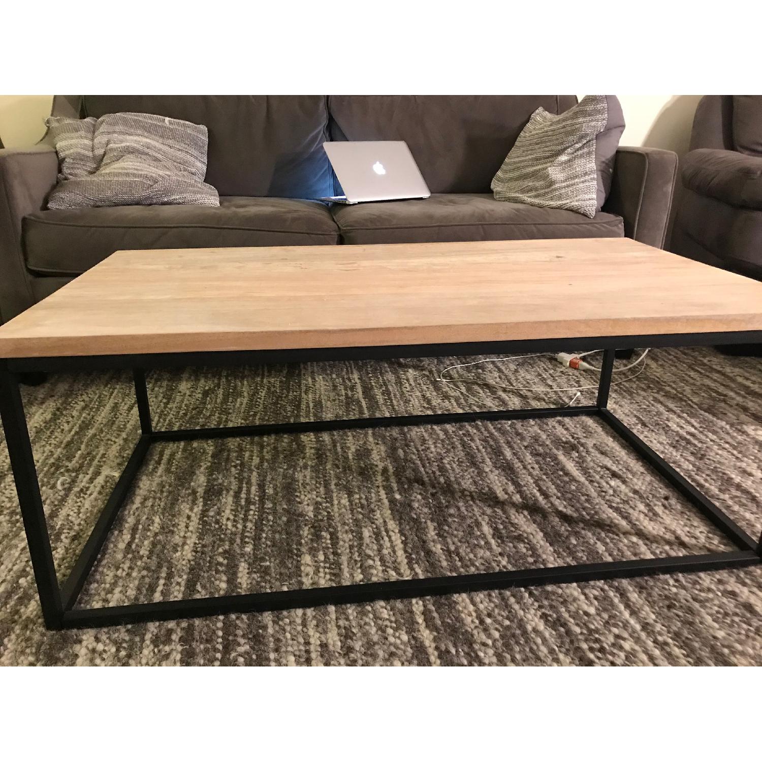 West Elm Box Frame Coffee Table AptDeco