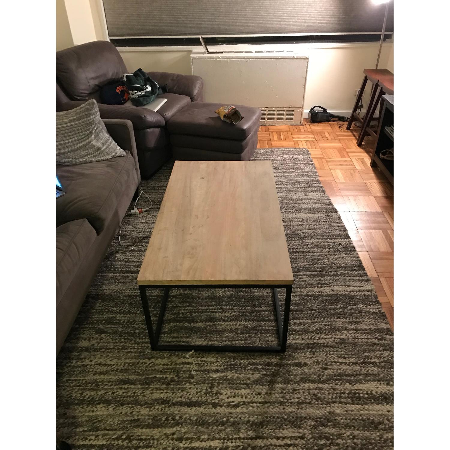 West Elm Box Frame Coffee Table - image-3