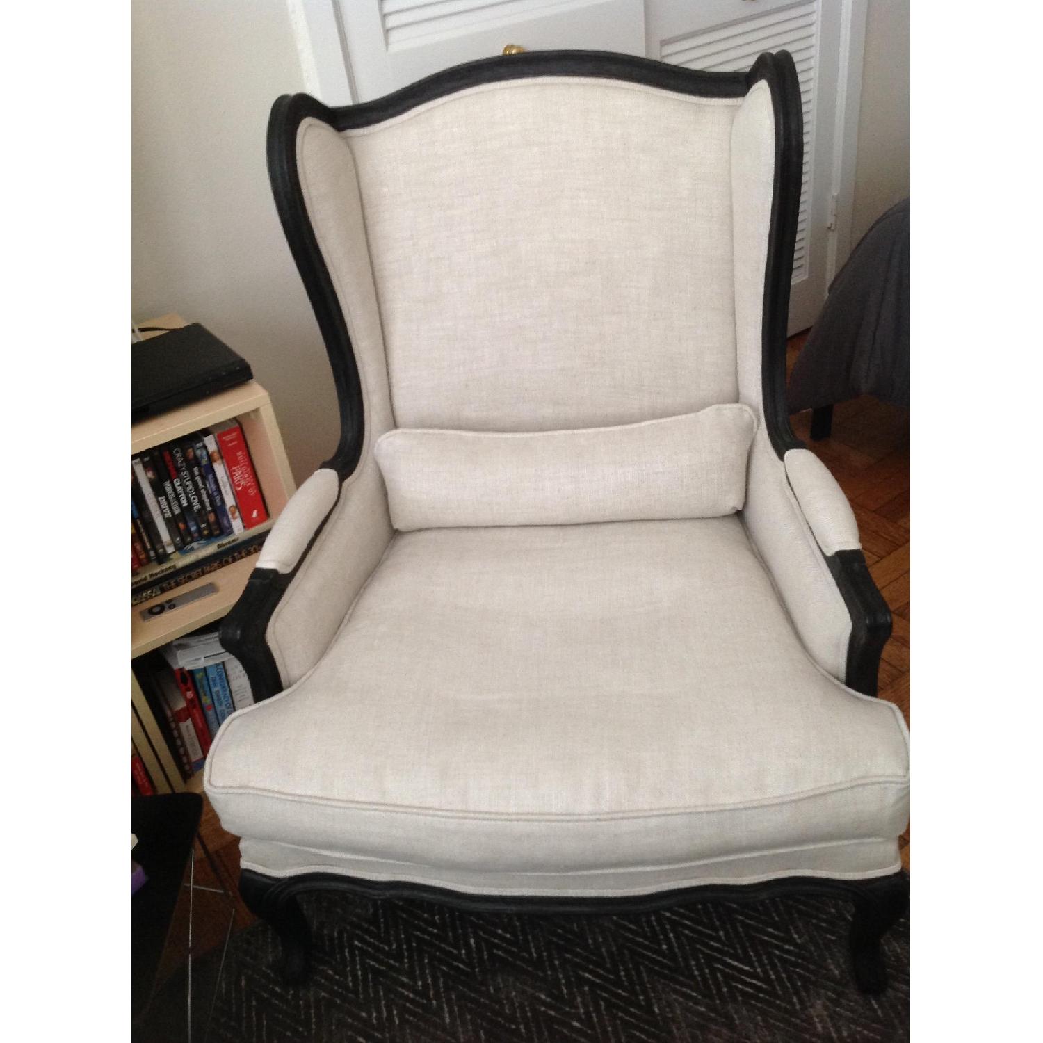 Restoration Hardware Lorraine Wingback Chair - image-2