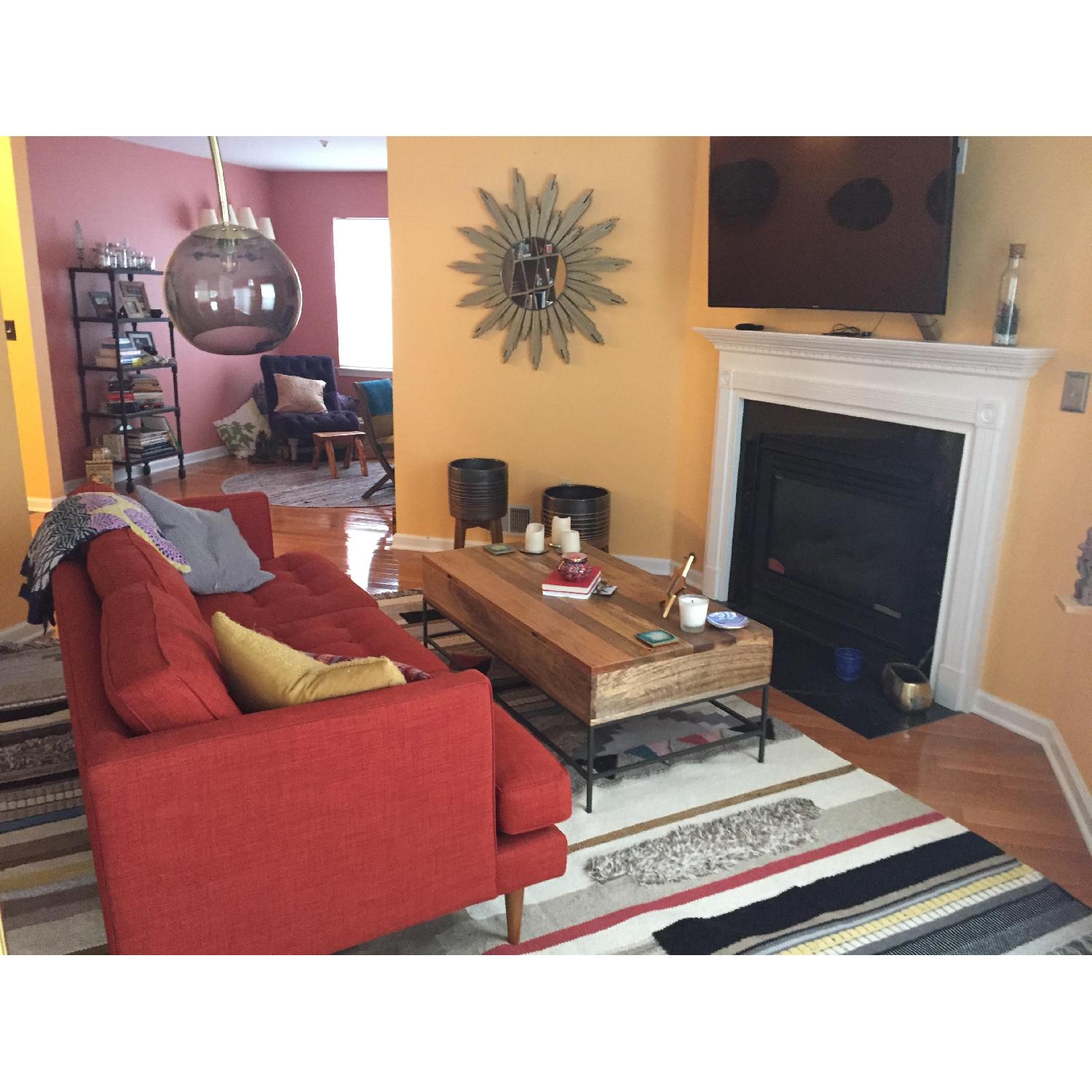 West Elm Peggy Sofa - image-1