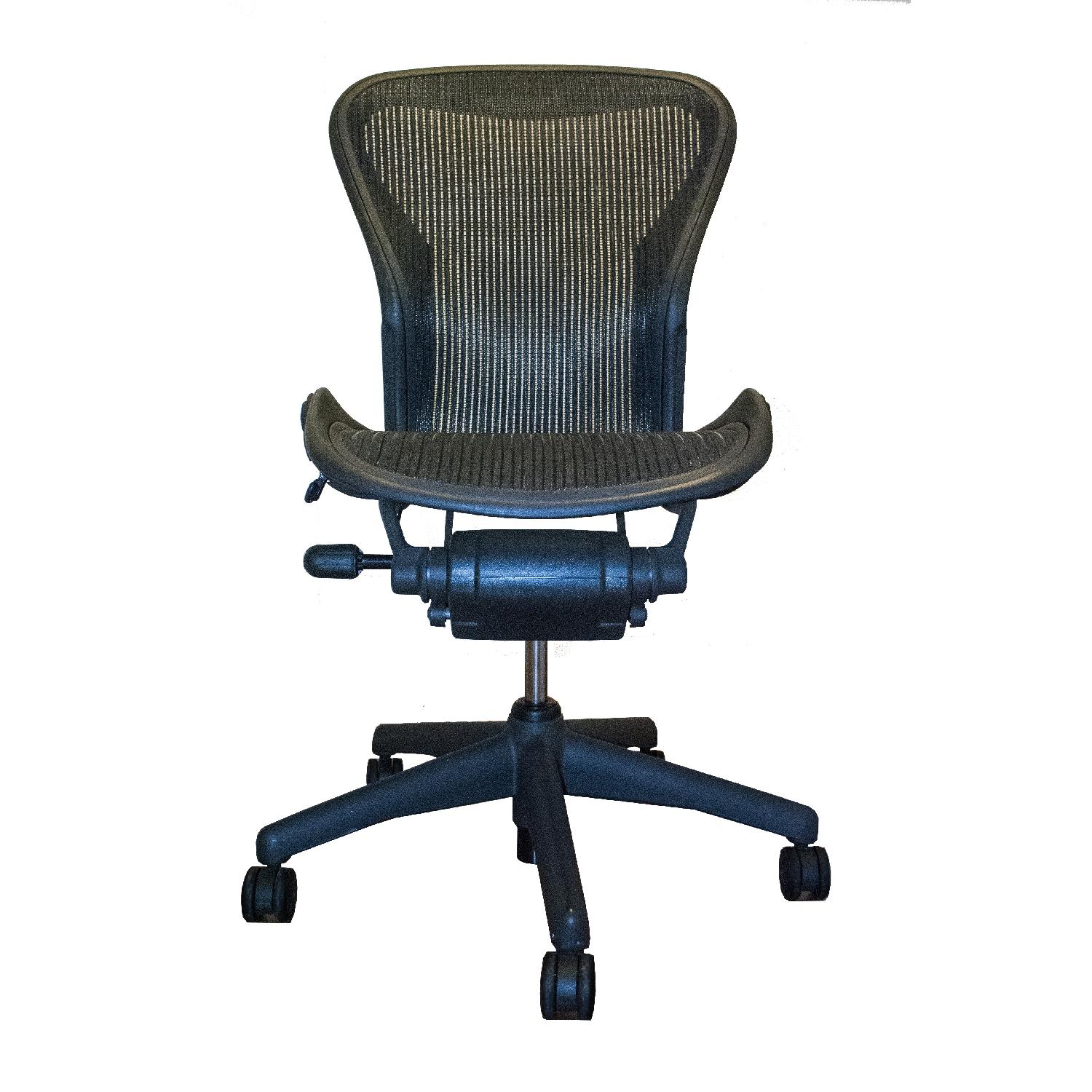 Herman Miller Aeron Armless Chair AptDeco