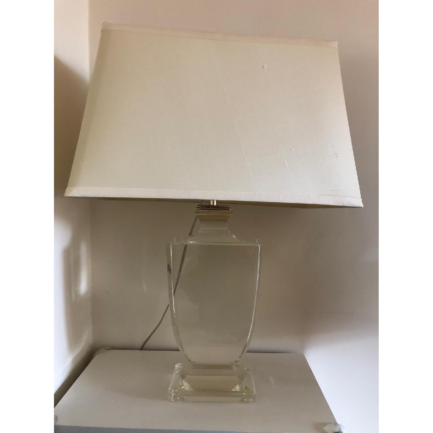 Restoration Hardware Crystal Table Lamp - image-1